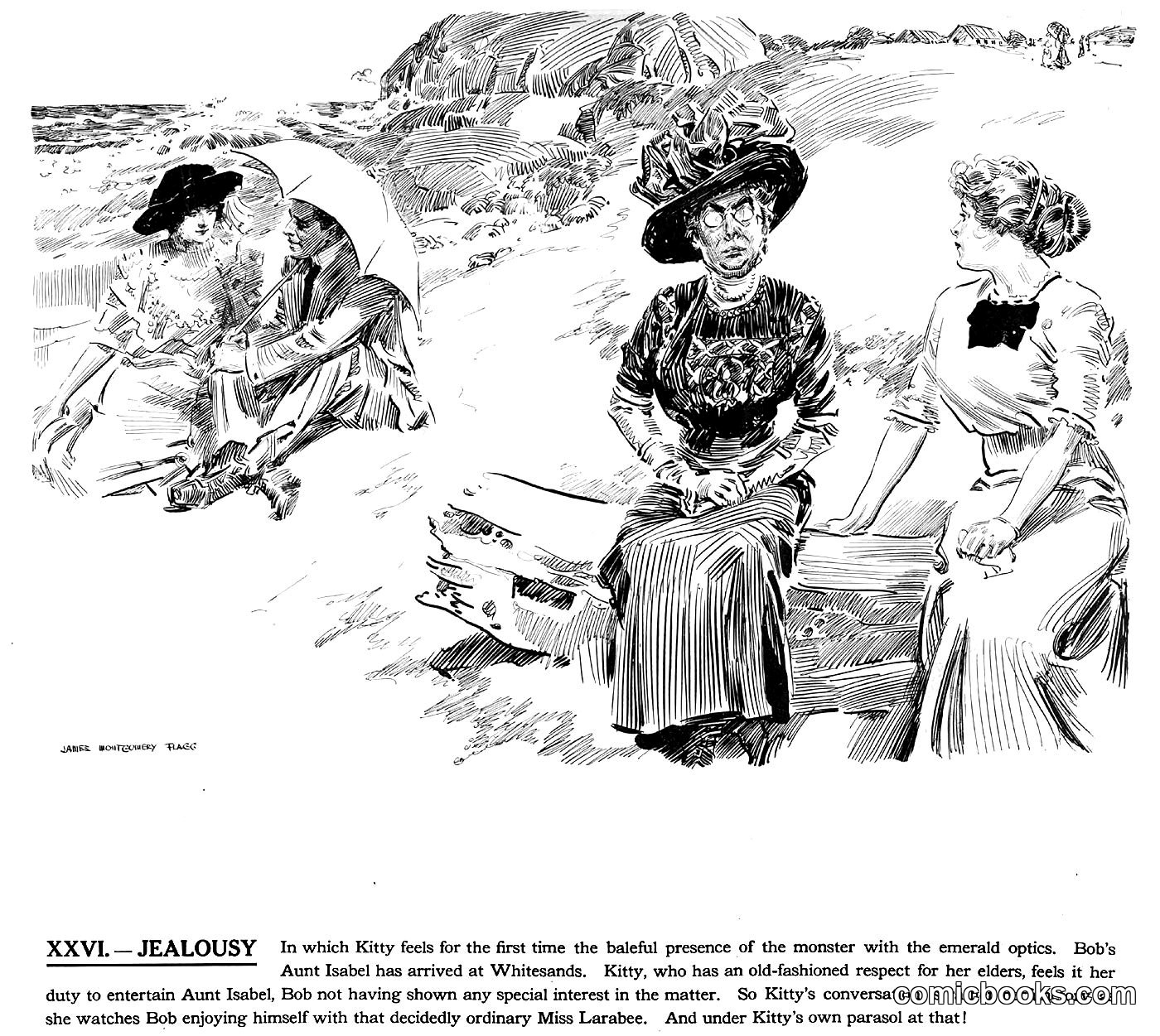 James Montgomery Flagg — Sunday Comic Strip, 1912