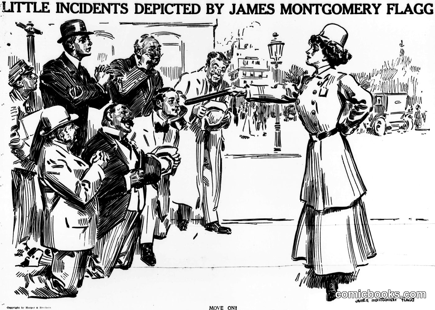 Little Incidents Depicted by James Montgomery Flagg