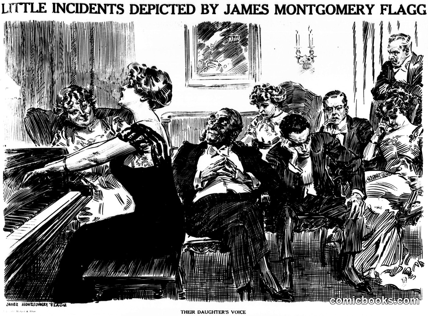Little Incidents Depicted by James Montgomery Flagg