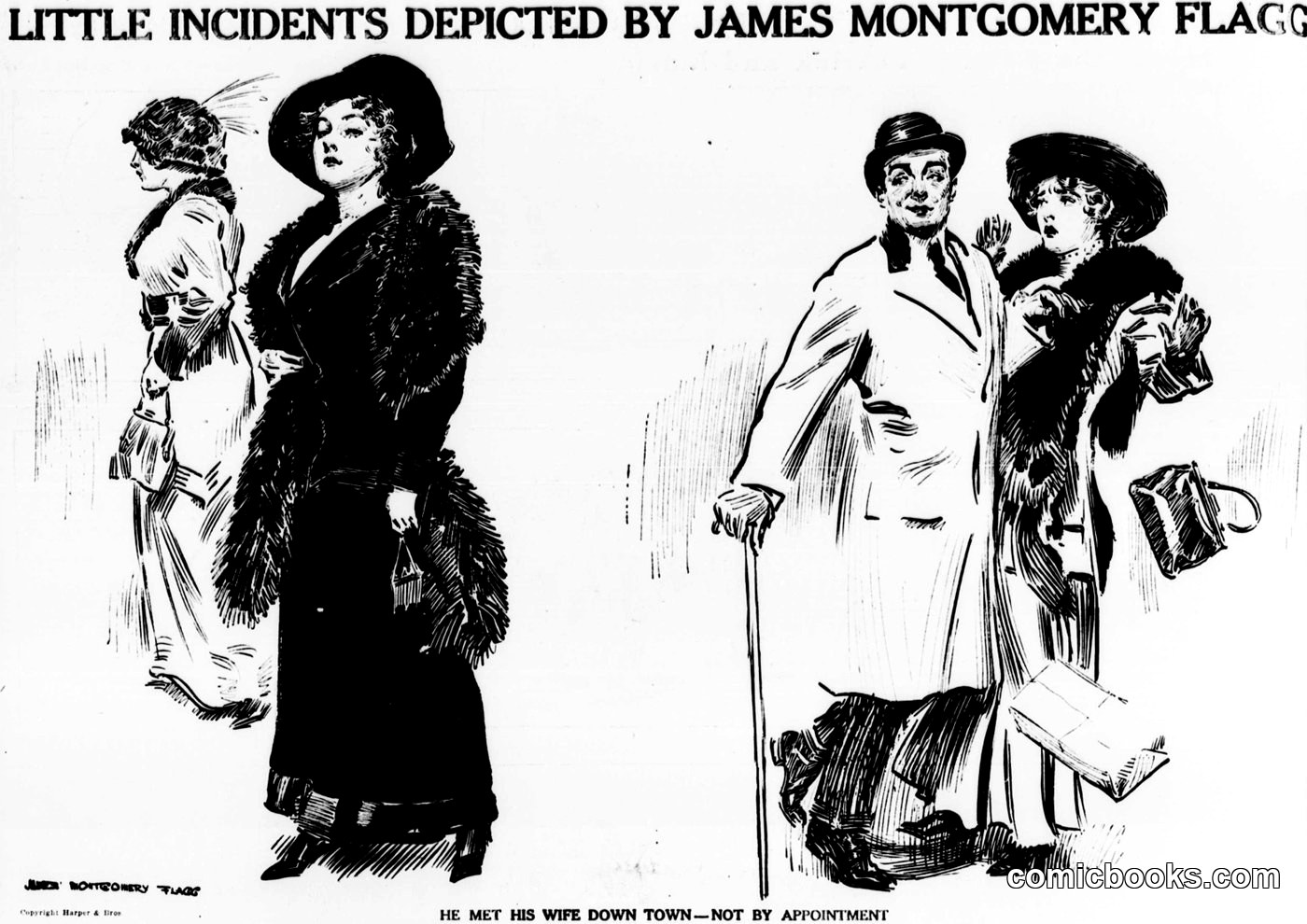 Little Incidents Depicted by James Montgomery Flagg
