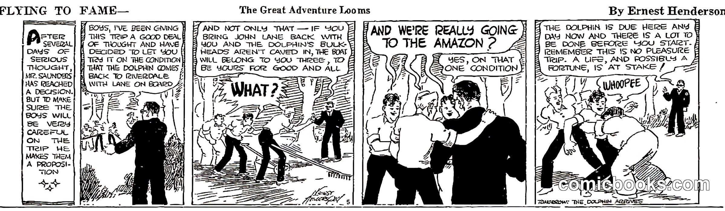 Flying to Fame: The Great Adventure Looms