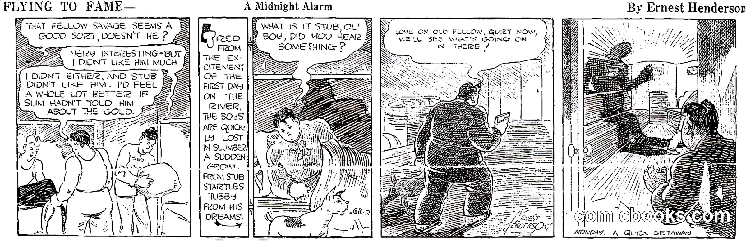 Flying to Fame—A Midnight Alarm