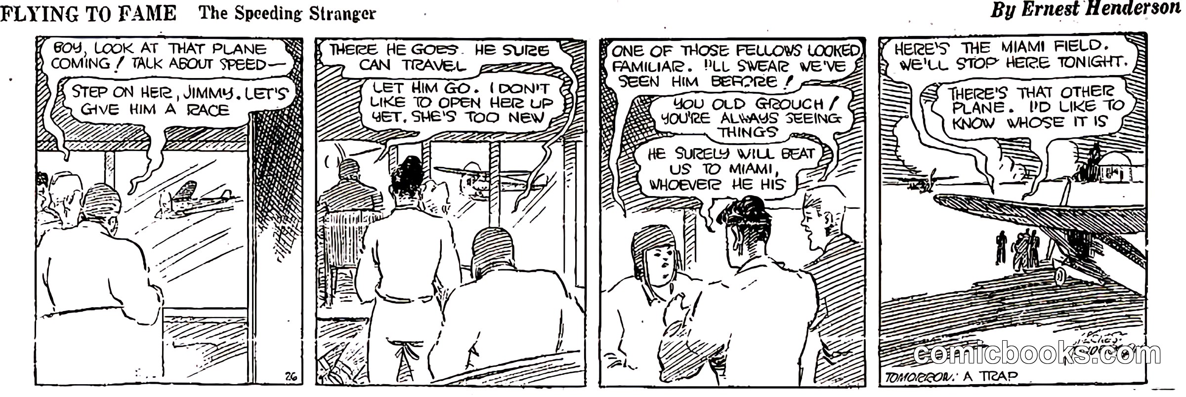Flying to Fame: The Speeding Stranger