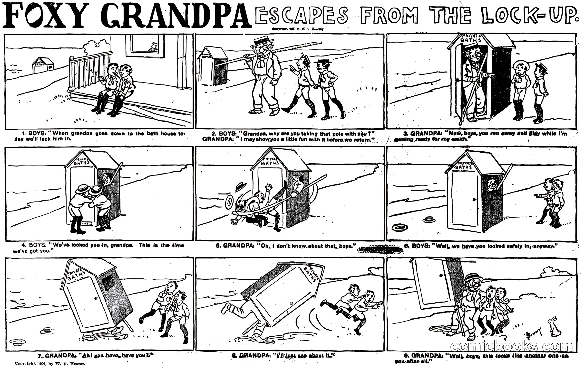 Foxy Grandpa Escapes from the Lock-Up
