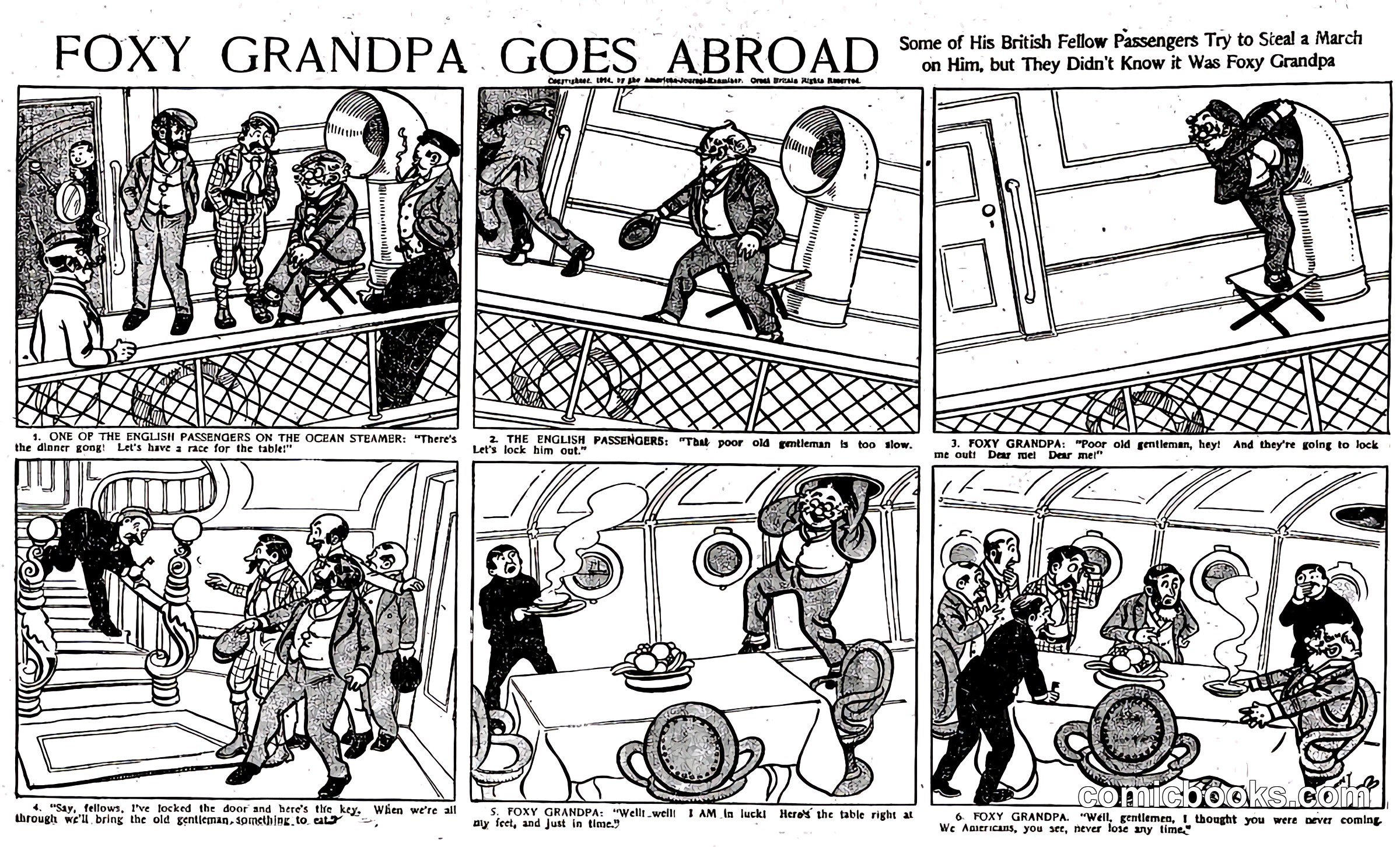 Foxy Grandpa Goes Abroad