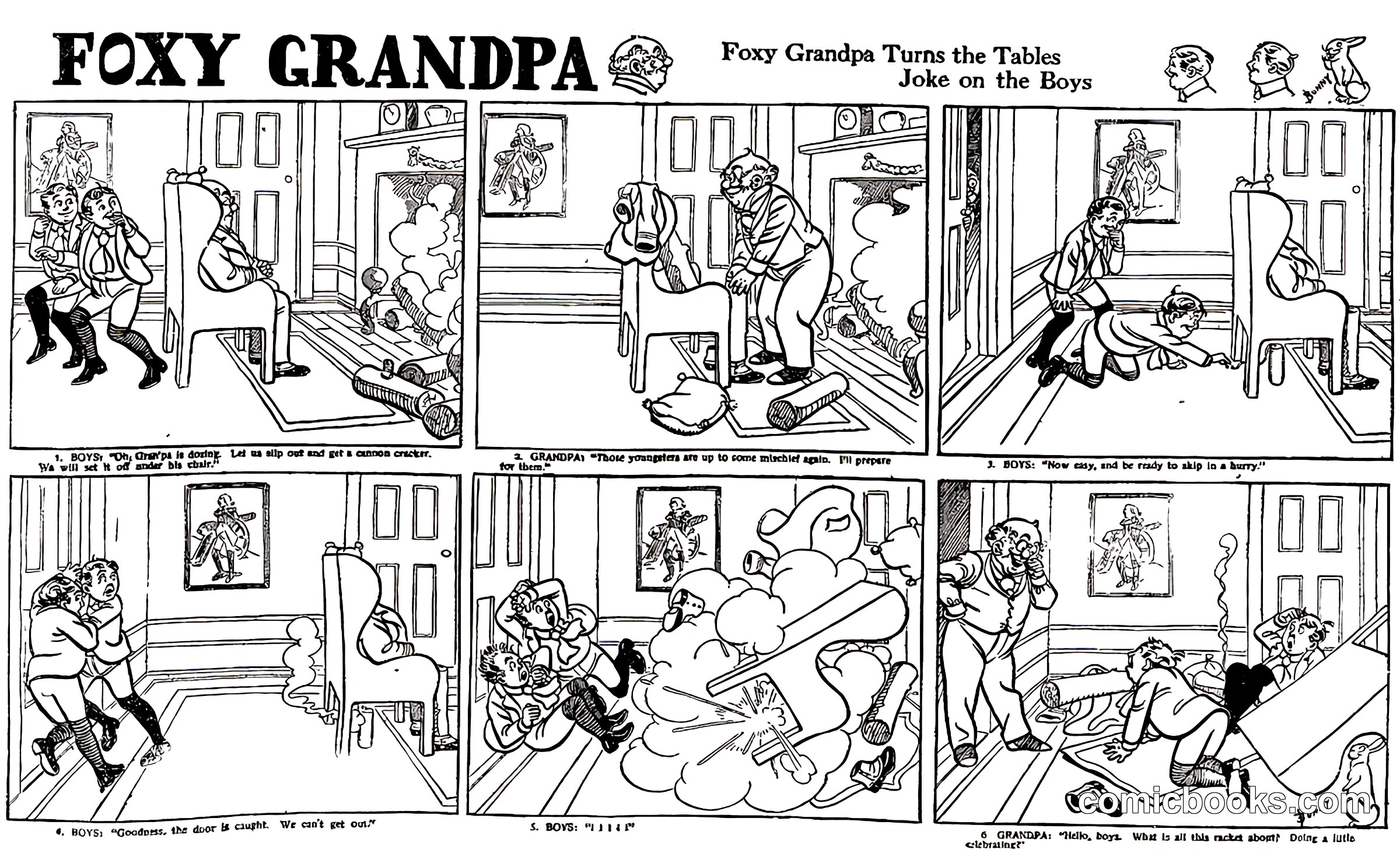 Foxy Grandpa Turns the Tables: Joke on the Boys