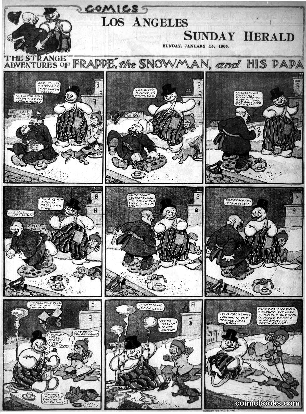 Frappe the Snowman and His Papa