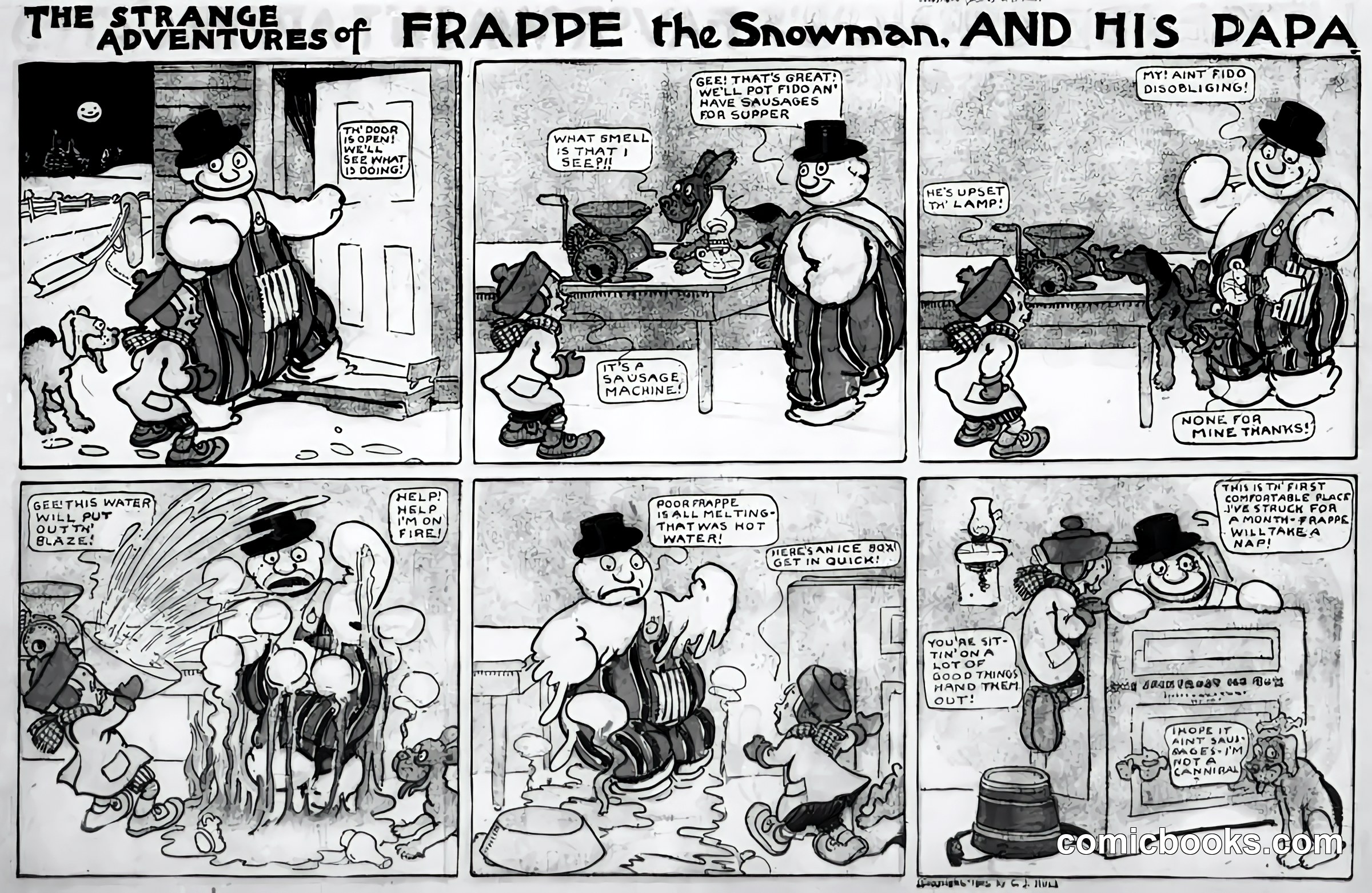The Strange Adventures of Frappe the Snowman and His Papa