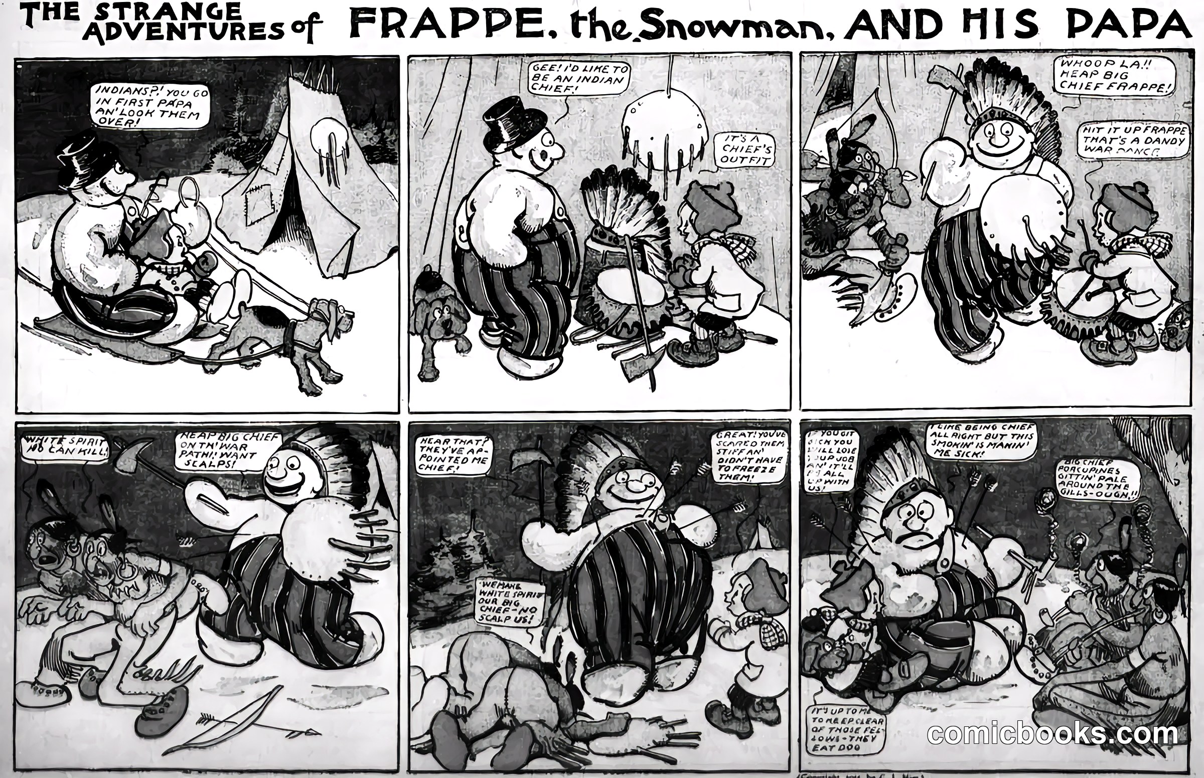 Frappe the Snowman and His Papa
