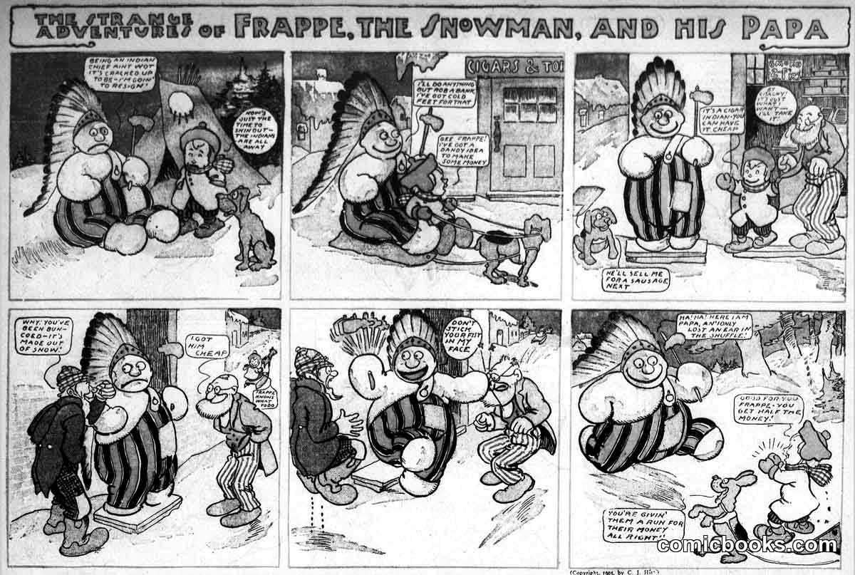 The Strange Adventures of Frappe, the Snowman, and His Papa