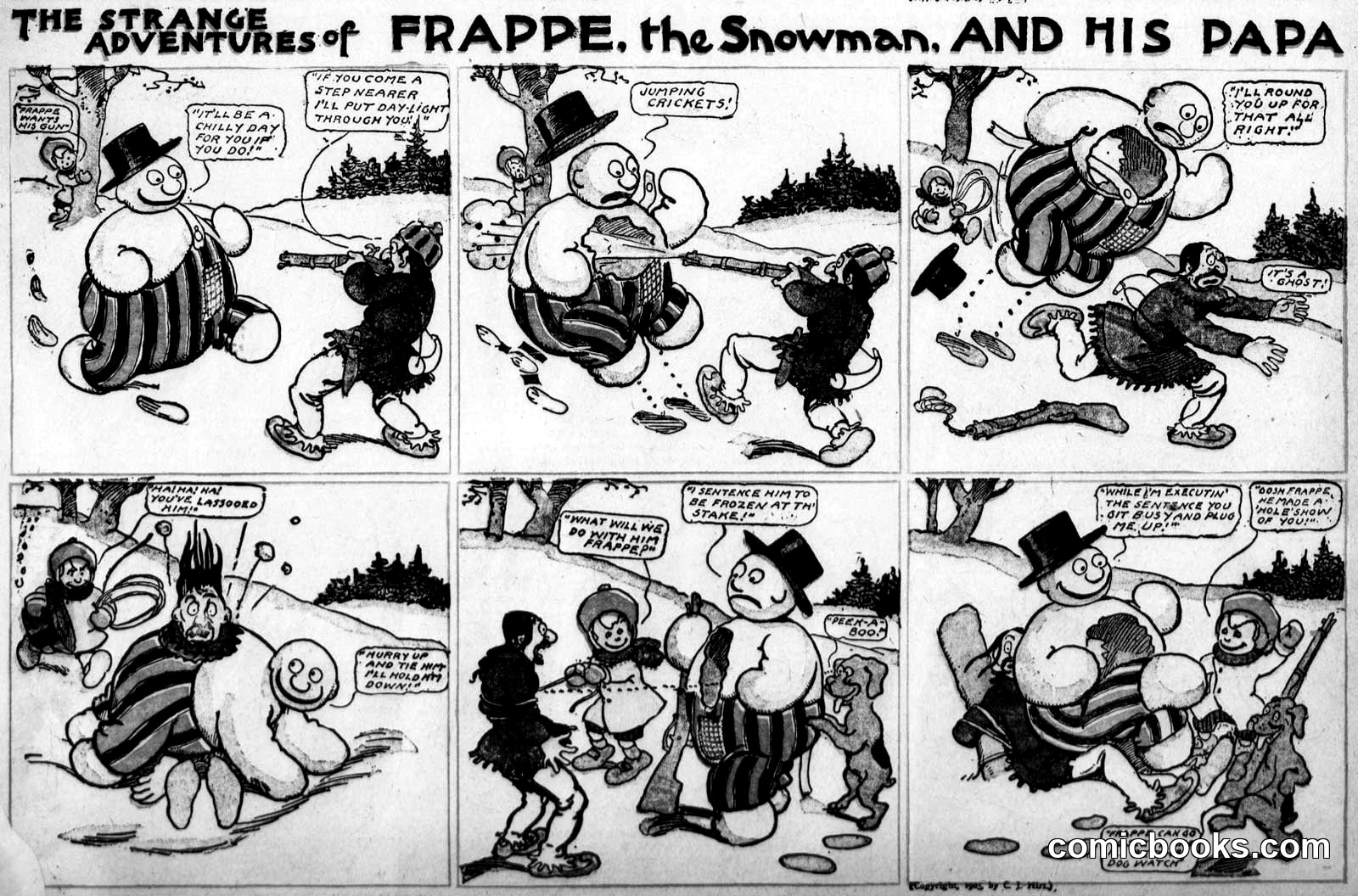 Frappe the Snowman and His Papa