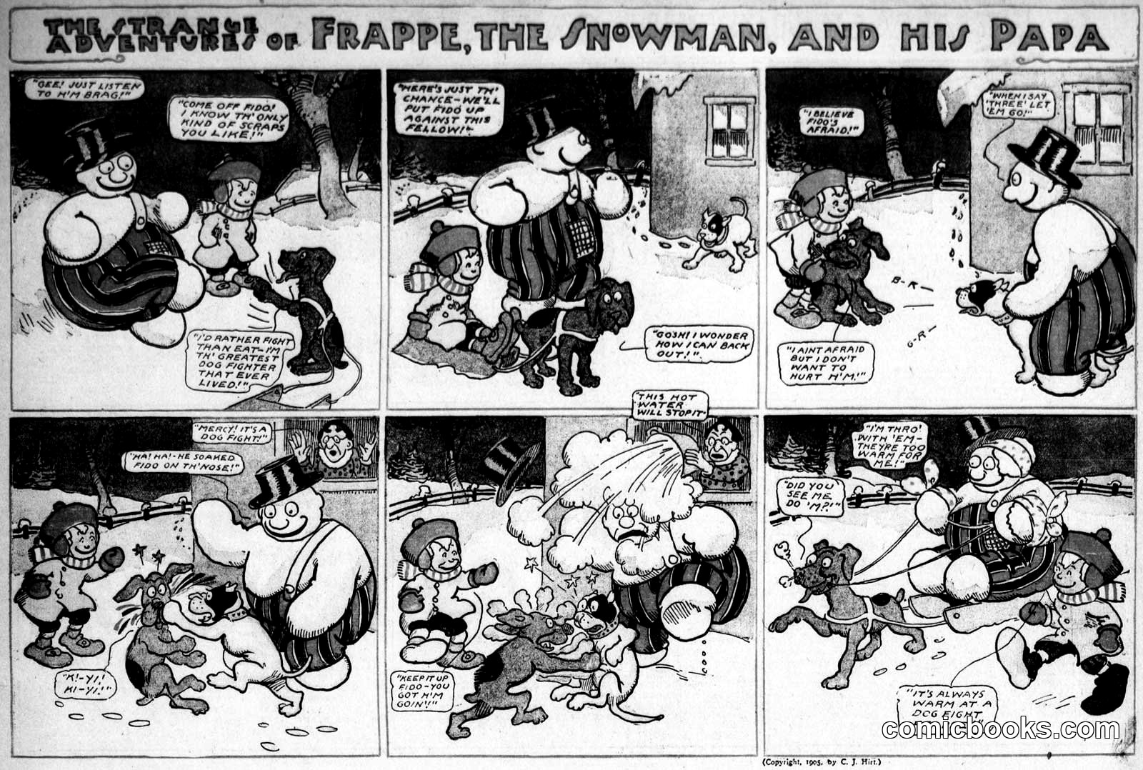 The Strange Adventure of Frappe, the Snowman, and His Papa