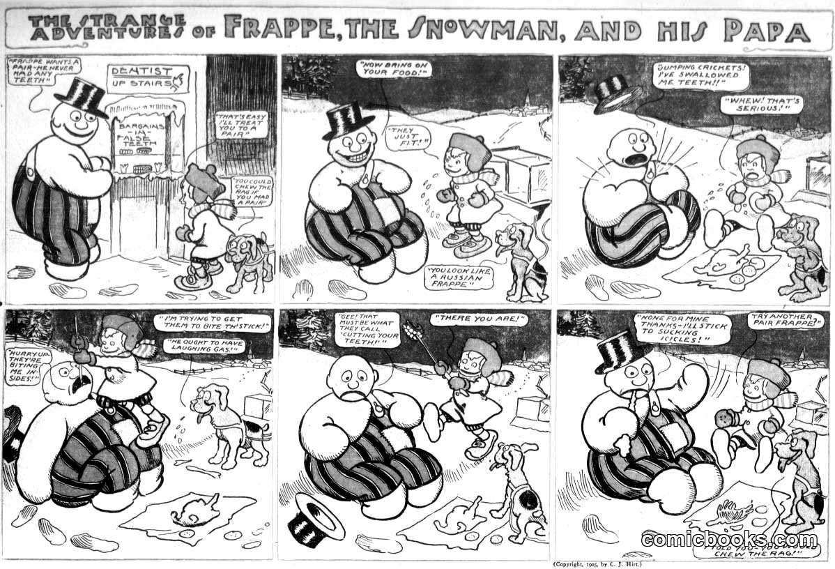 The Strange Adventures of Frappe, the Snowman, and His Papa