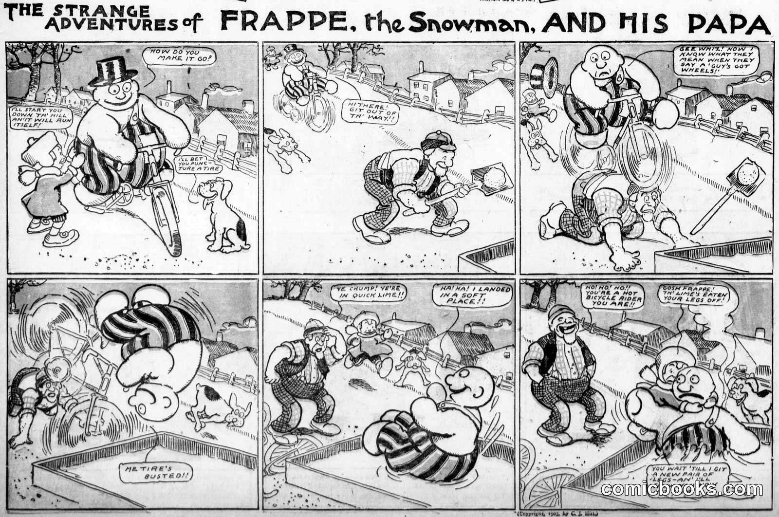 Frappe the Snowman and His Papa