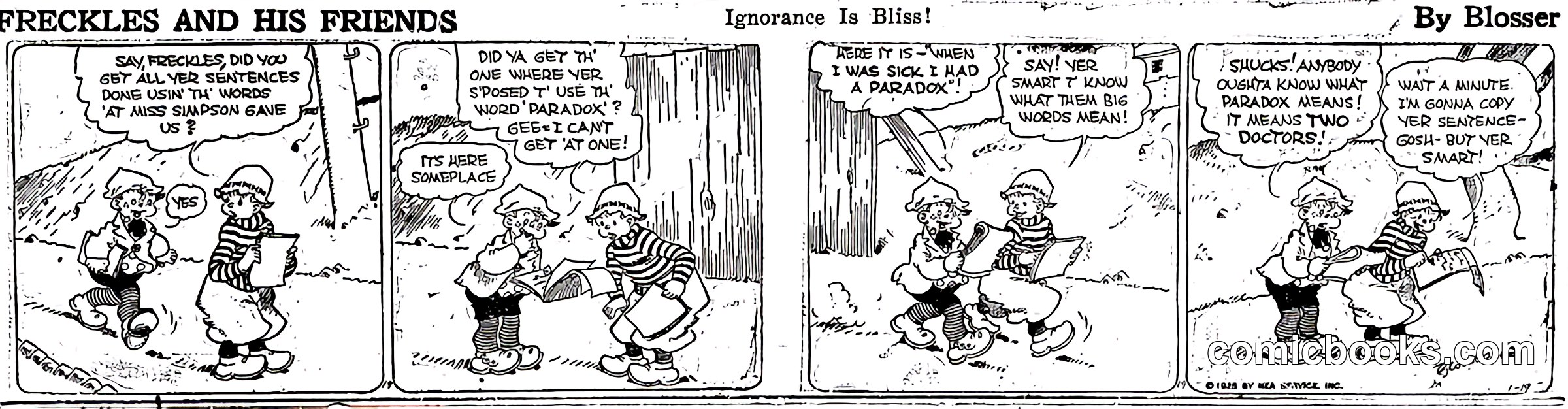 Freckles and His Friends