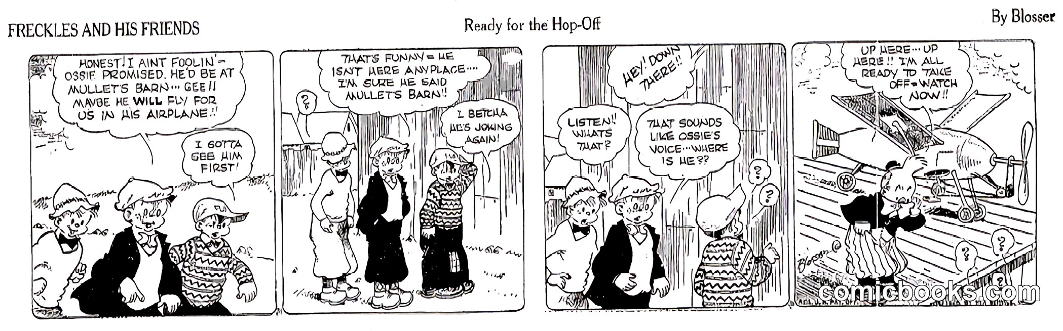 Freckles and His Friends: Ready for the Hop-Off