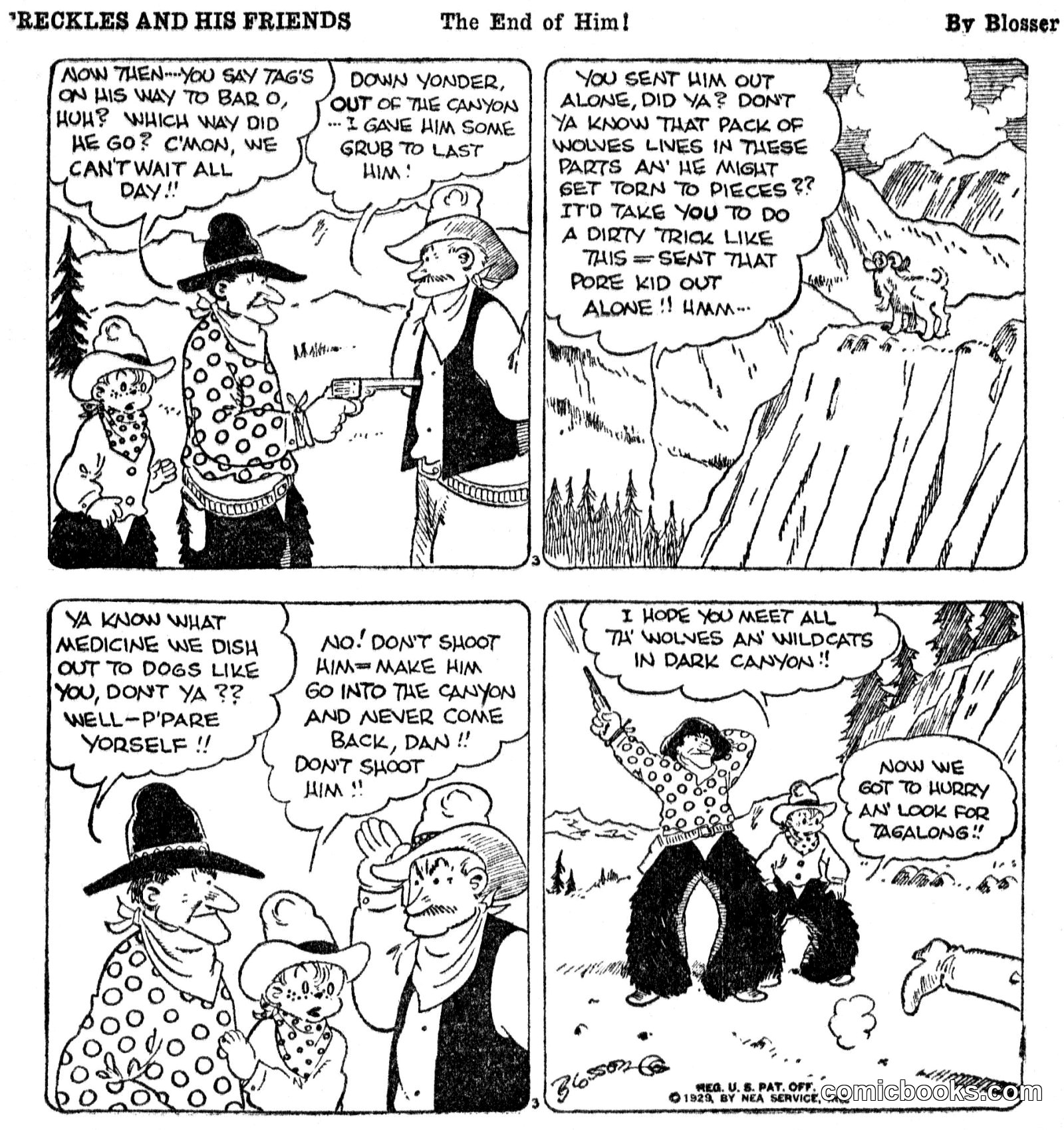 Reckles and His Friends: "The End of Him!"