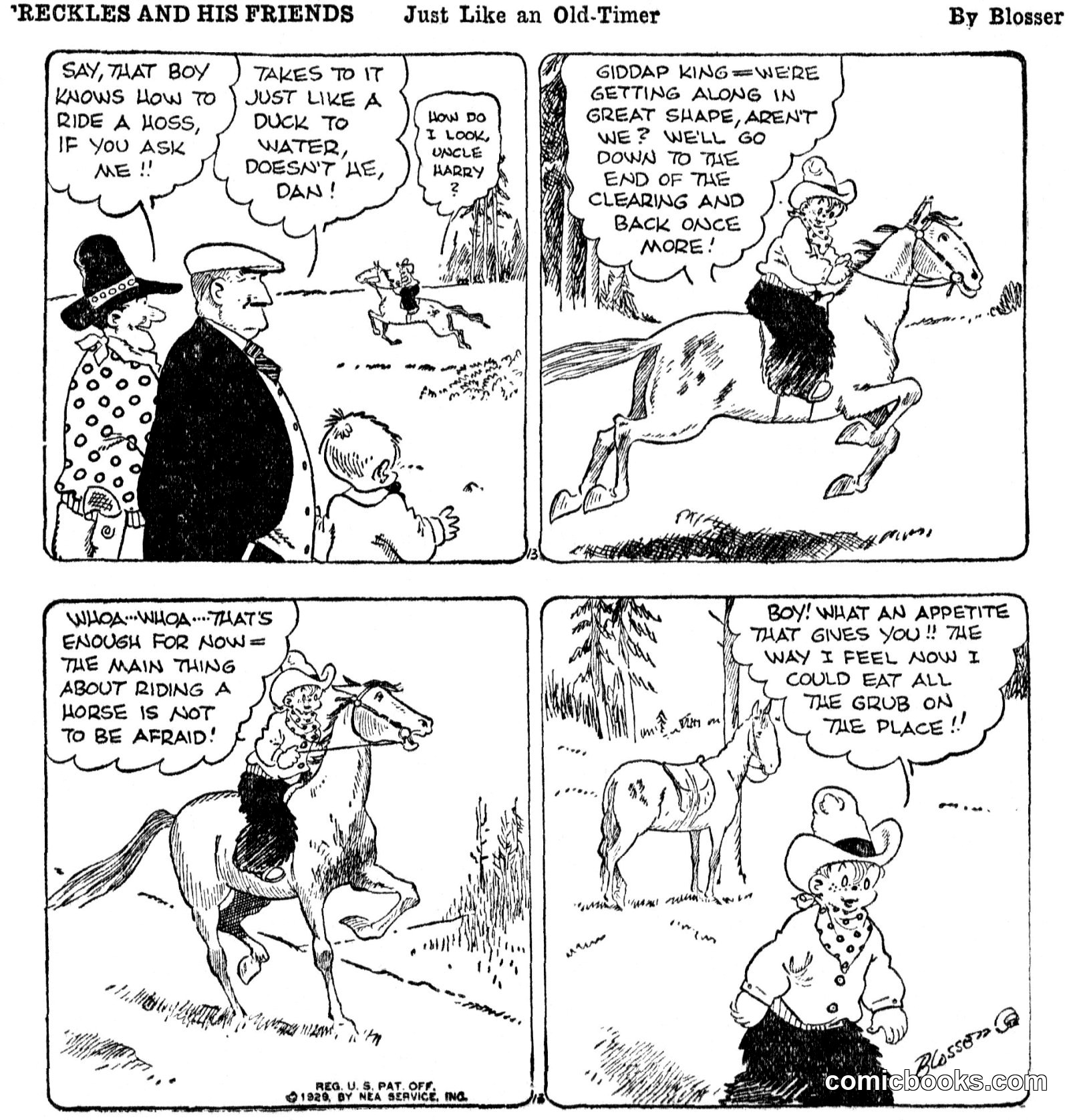 Reckles and His Friends: Just Like an Old-Timer