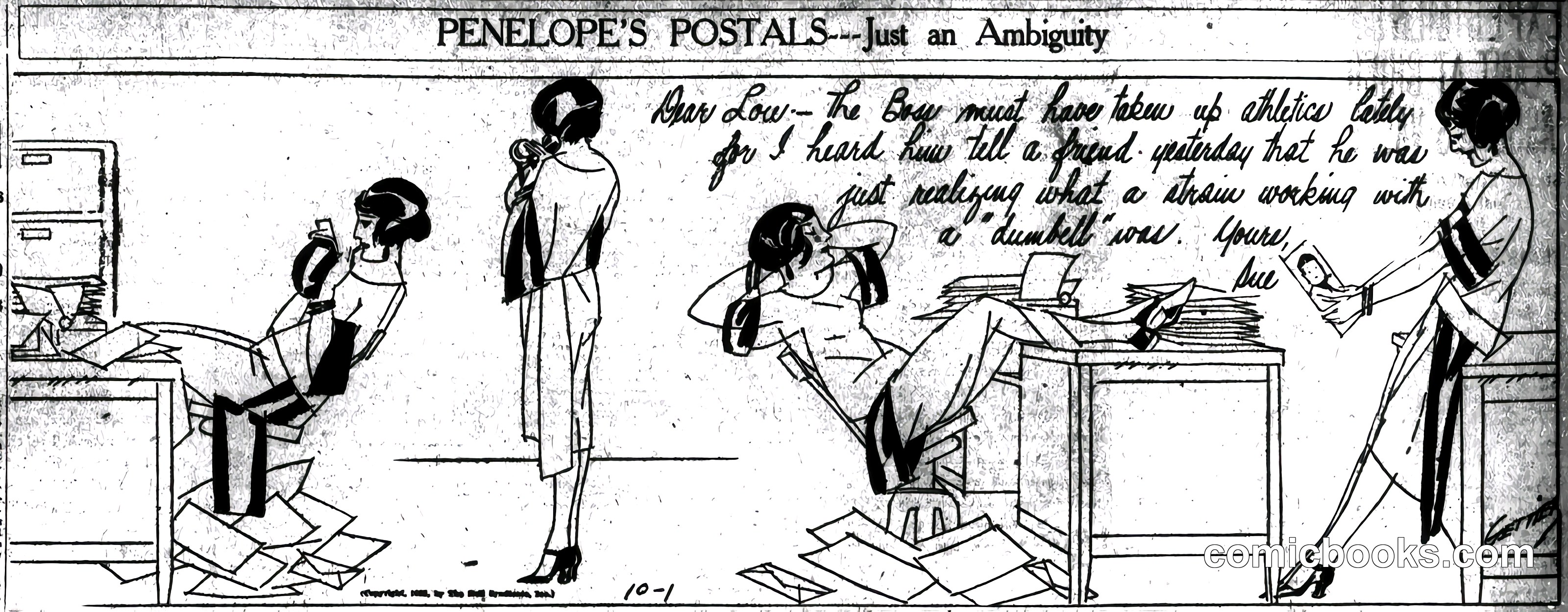 Penelope's Postals — Just an Ambiguity