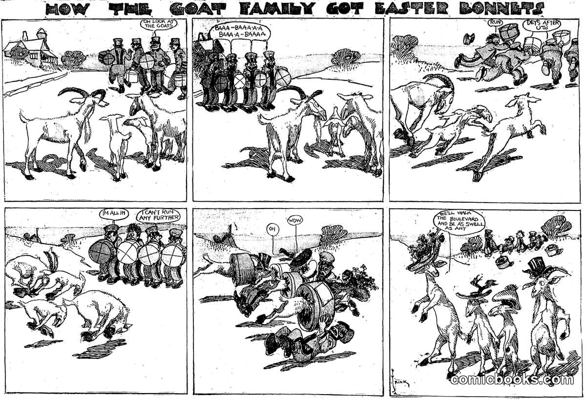 How the Goat Family Got Easter Bonnets