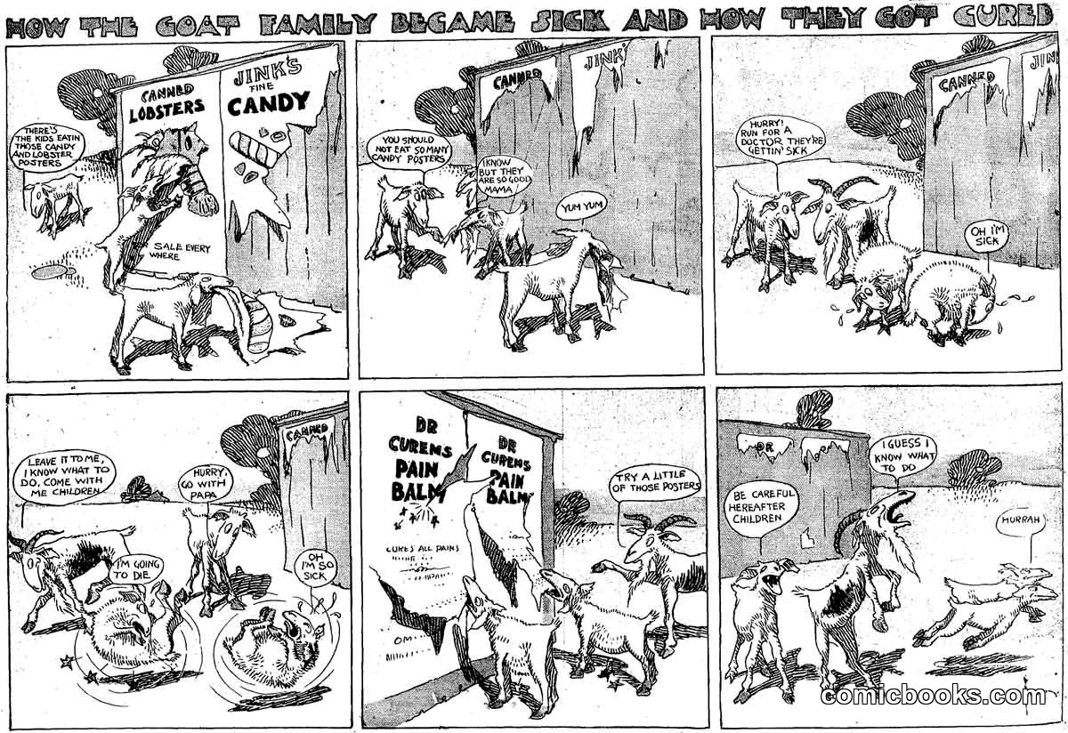 How the Goat Family Became Sick and How They Got Cured