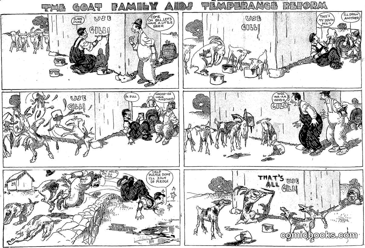 The Goat Family Aids Temperance Reform