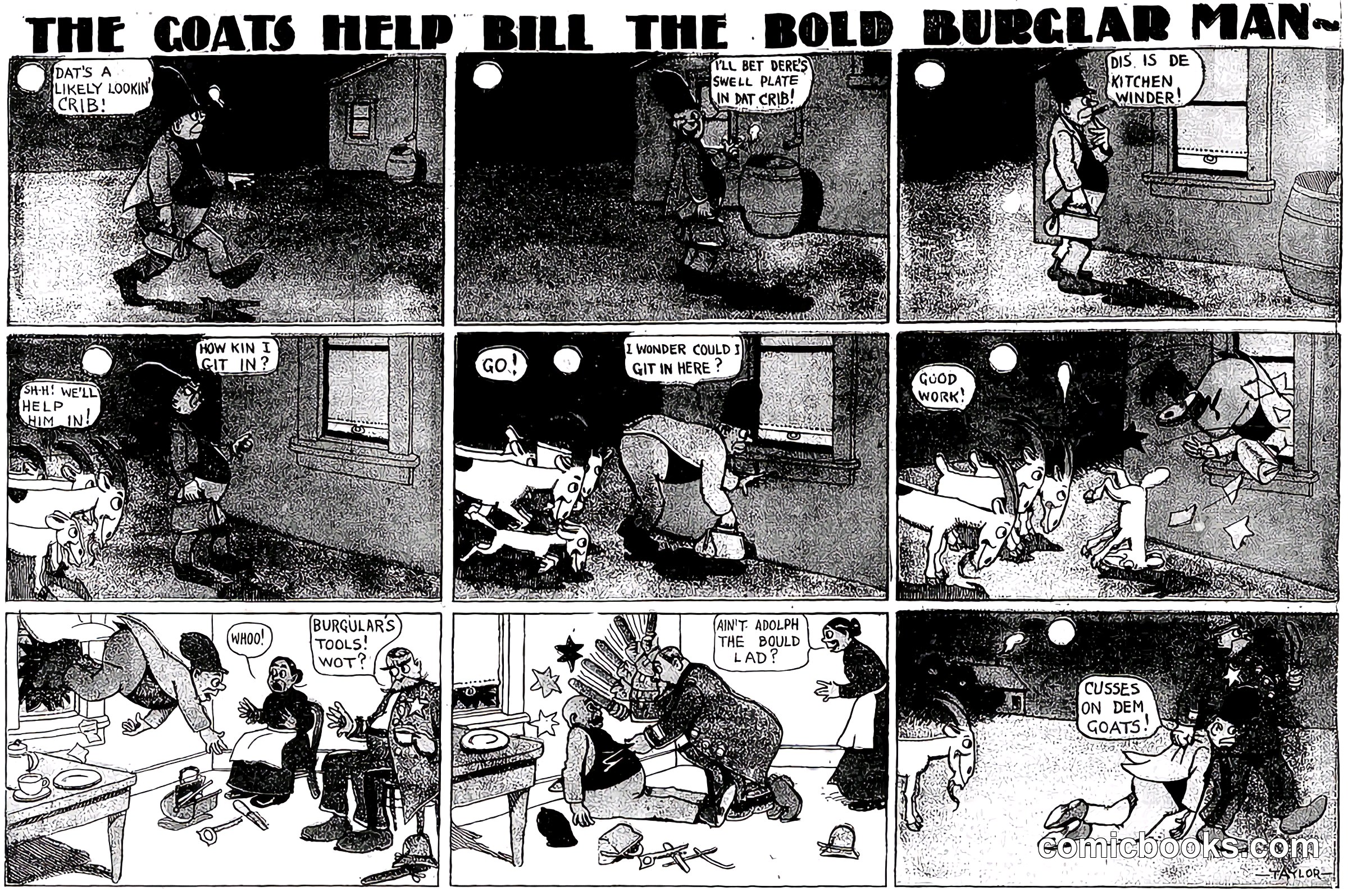 The Coats Help Bill the Bold Burglar Man