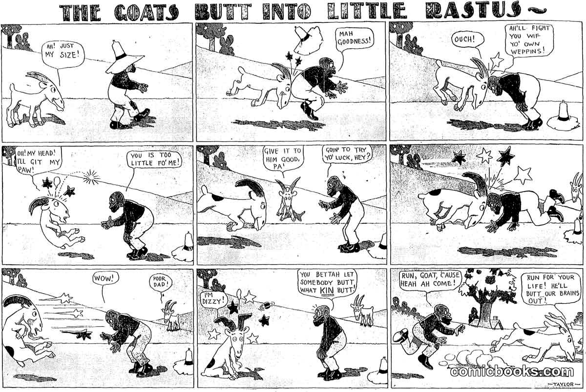 The Goats Butt into Little Rastus