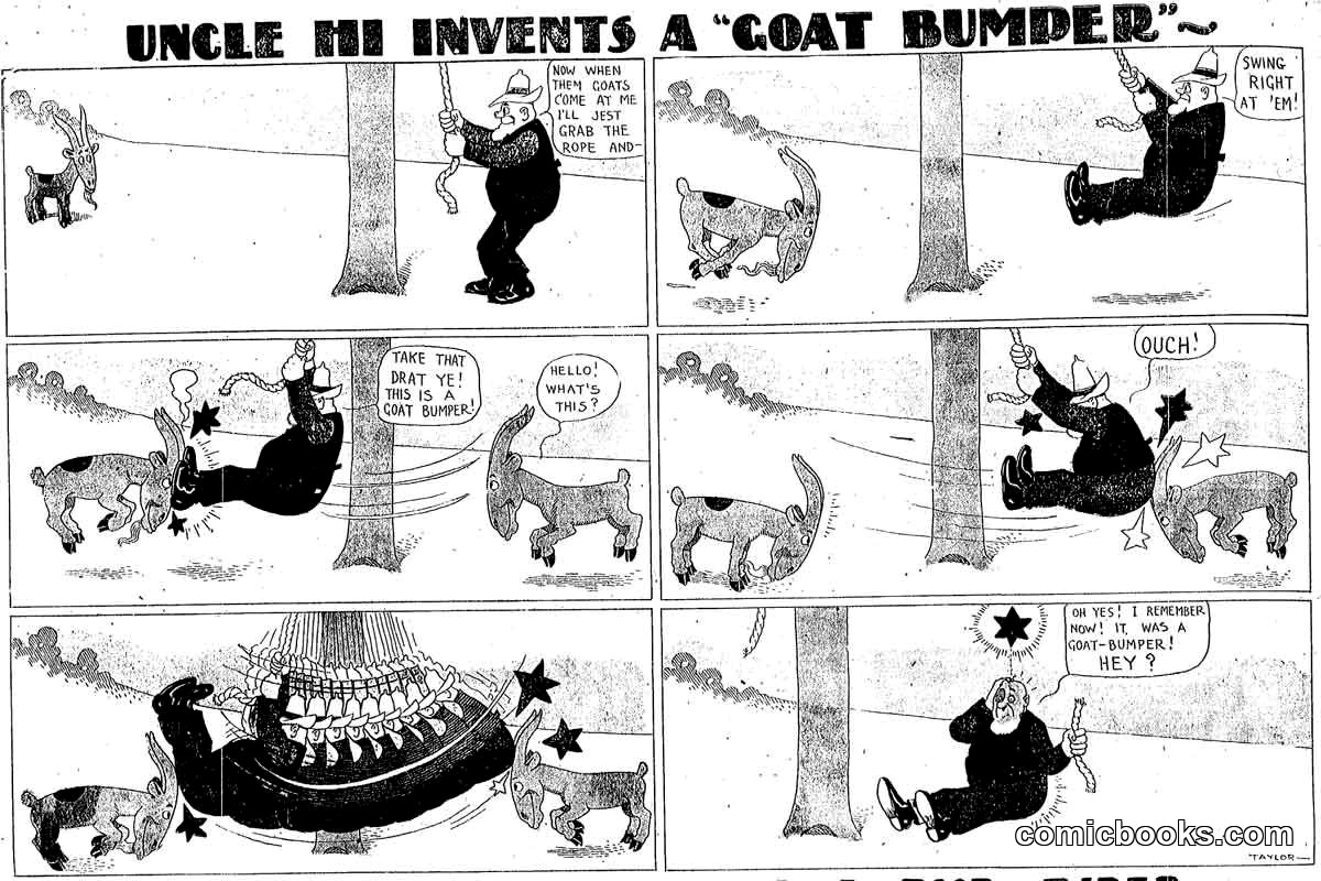 Uncle Jim Invents a 'Goat Bumper'