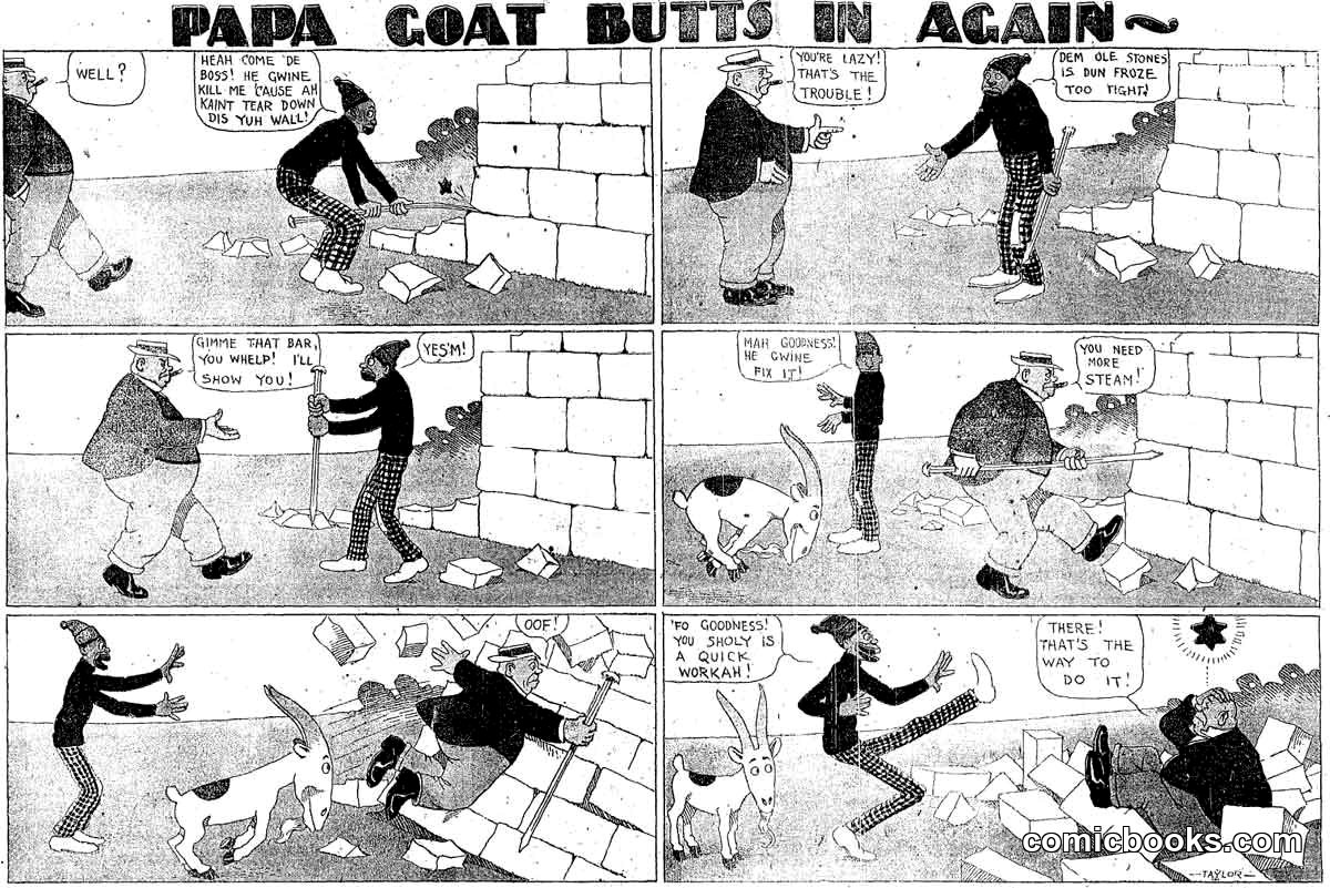 Papa Goat Butts Again