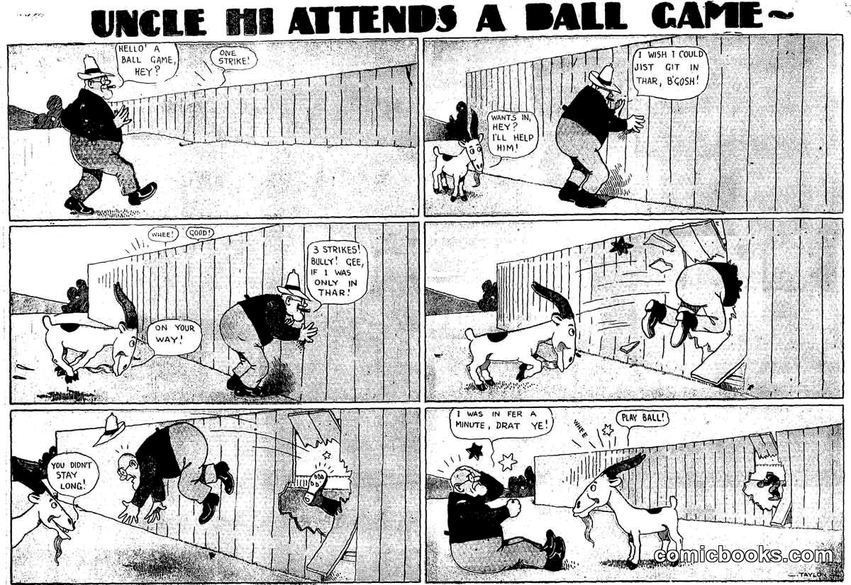 Uncle Jim Attends a Ball Game