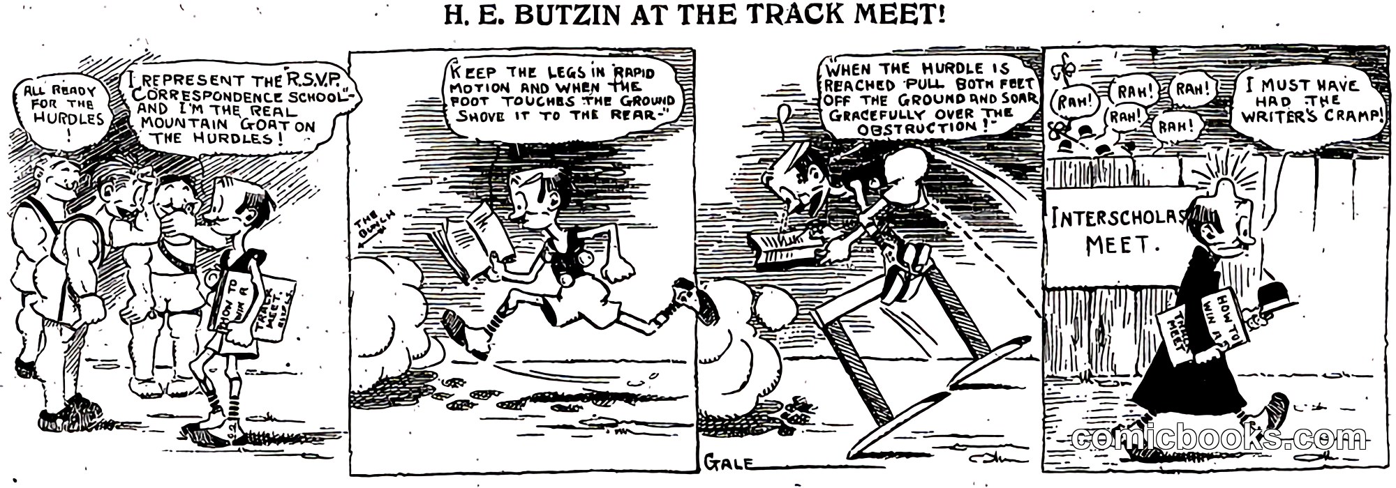 H. E. Butzin at the Track Meet