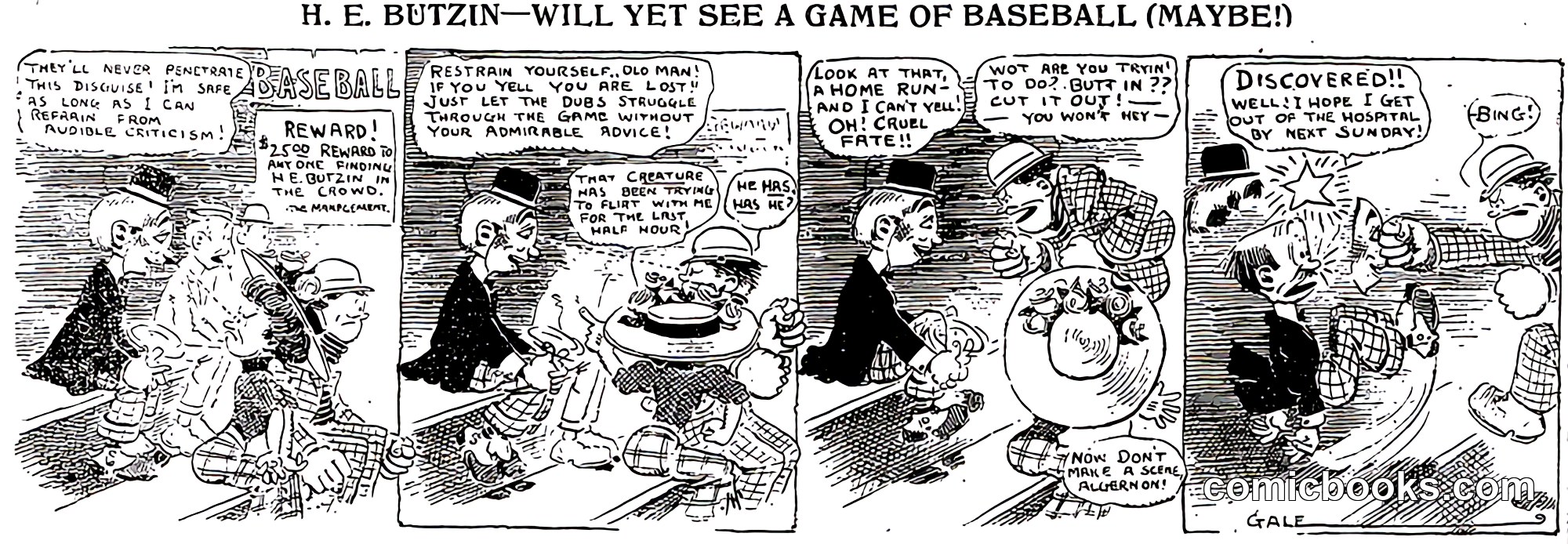H. E. Butzin — Will Yet See a Game of Baseball (Maybe!)