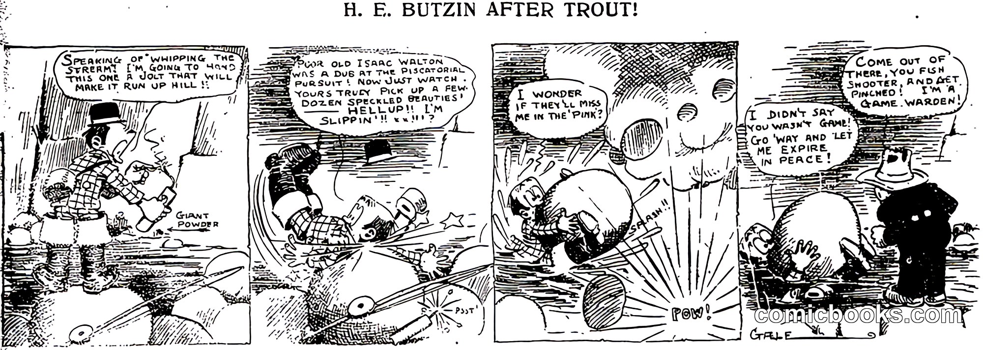 H. E. Butzin After Trout!