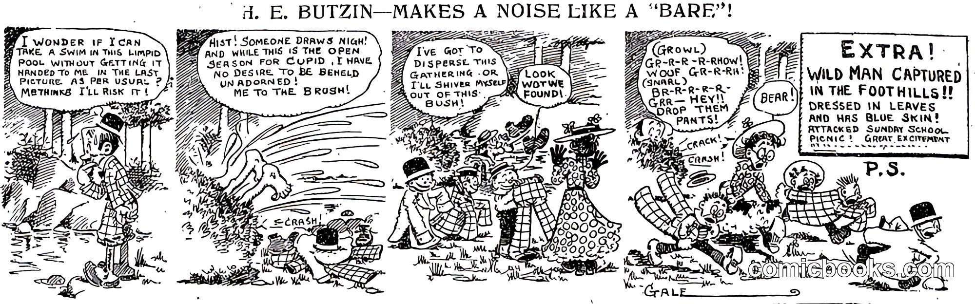 A. E. Butzin—Makes a Noise Like a 'Bare'!