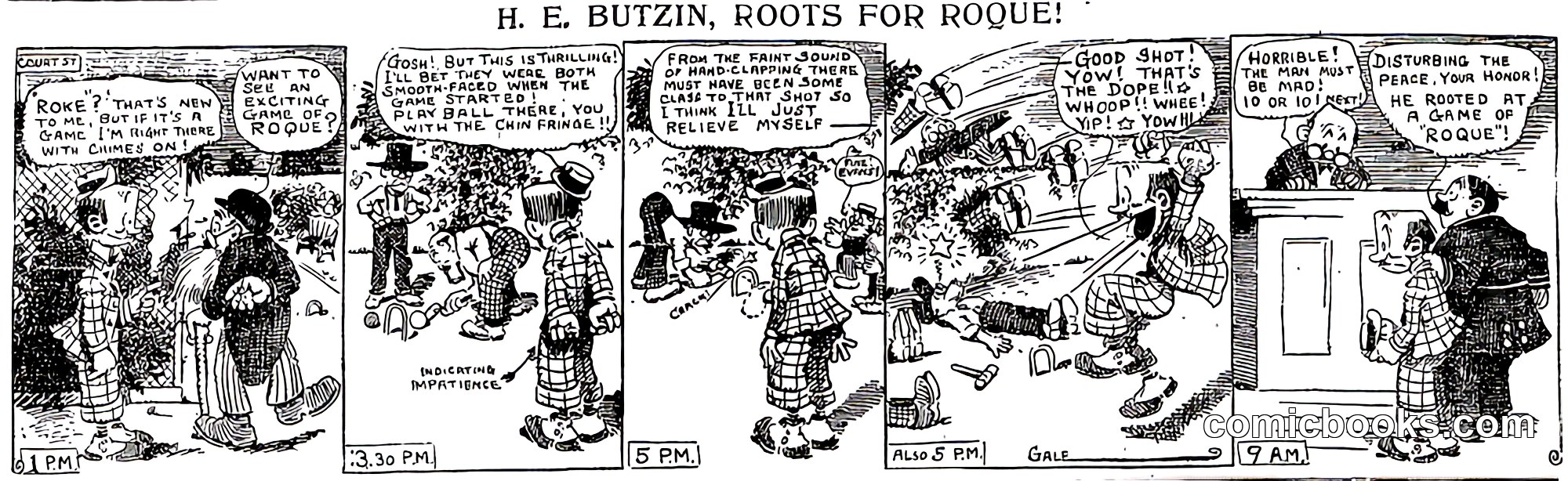 H. E. Butzin, Roots for Roque!