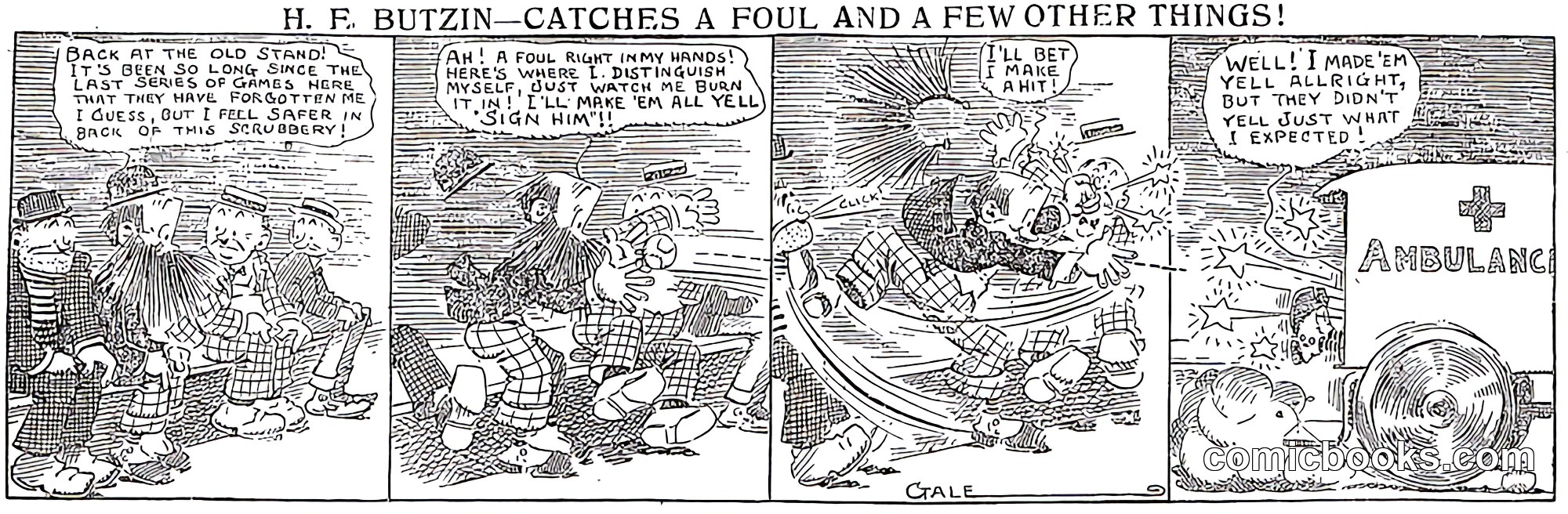 H. E. Butzin — Catches a Foul and a Few Other Things