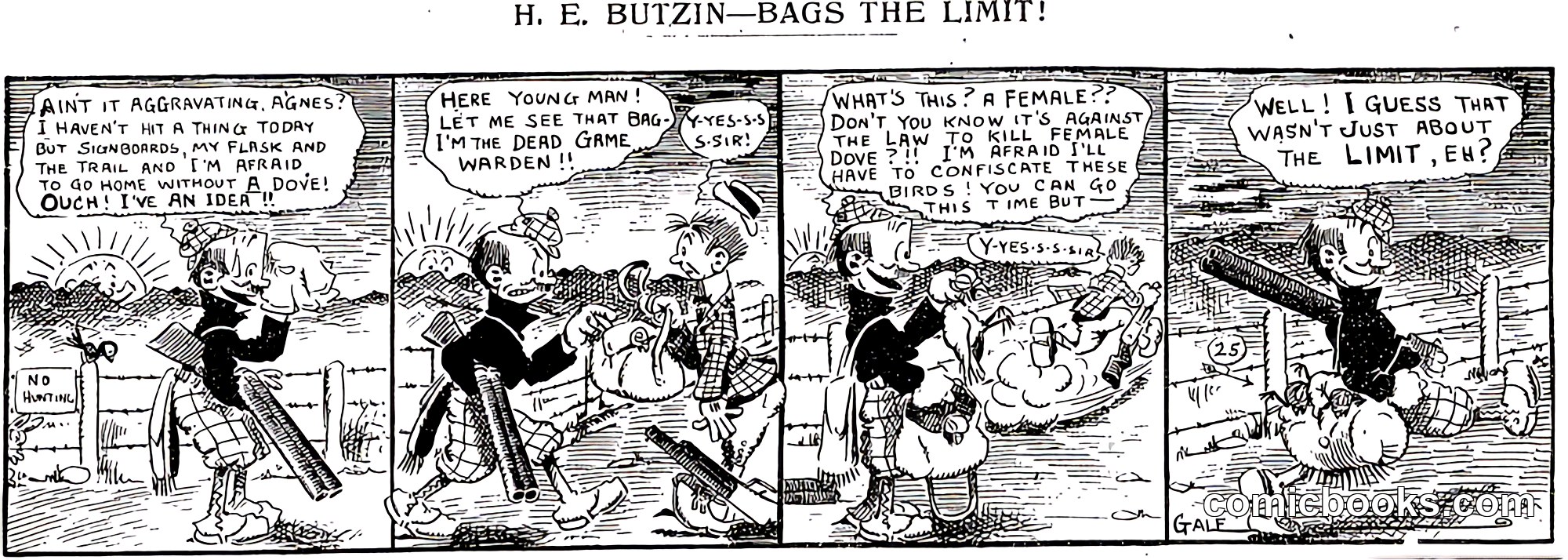 H. E. Butzin — Bags the Limit!