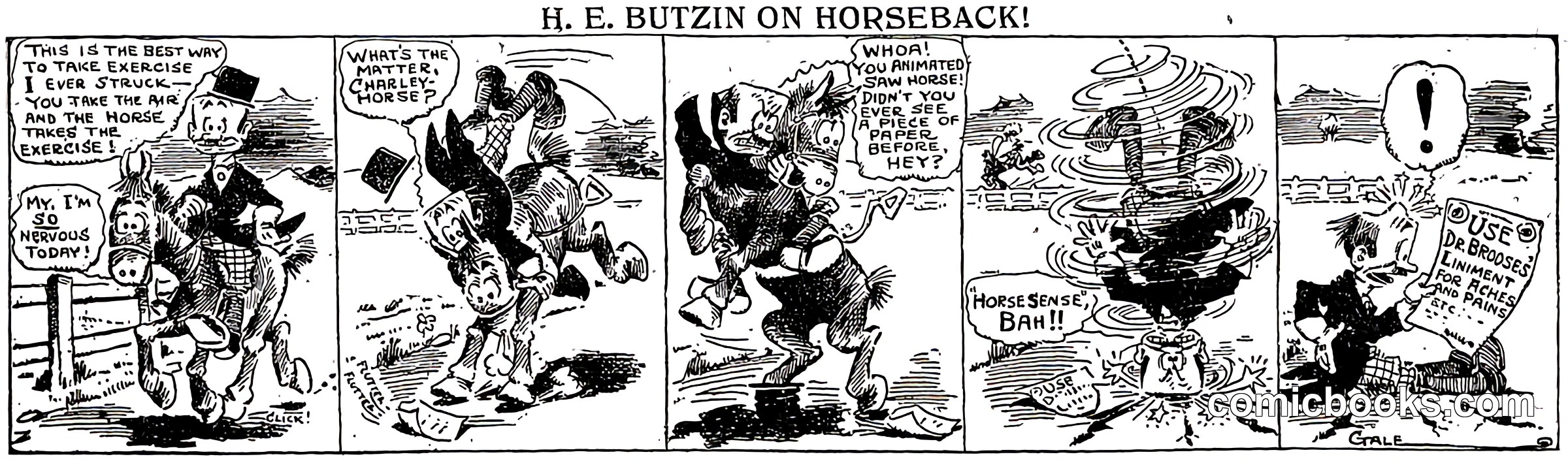 H. E. Butzin on Horseback