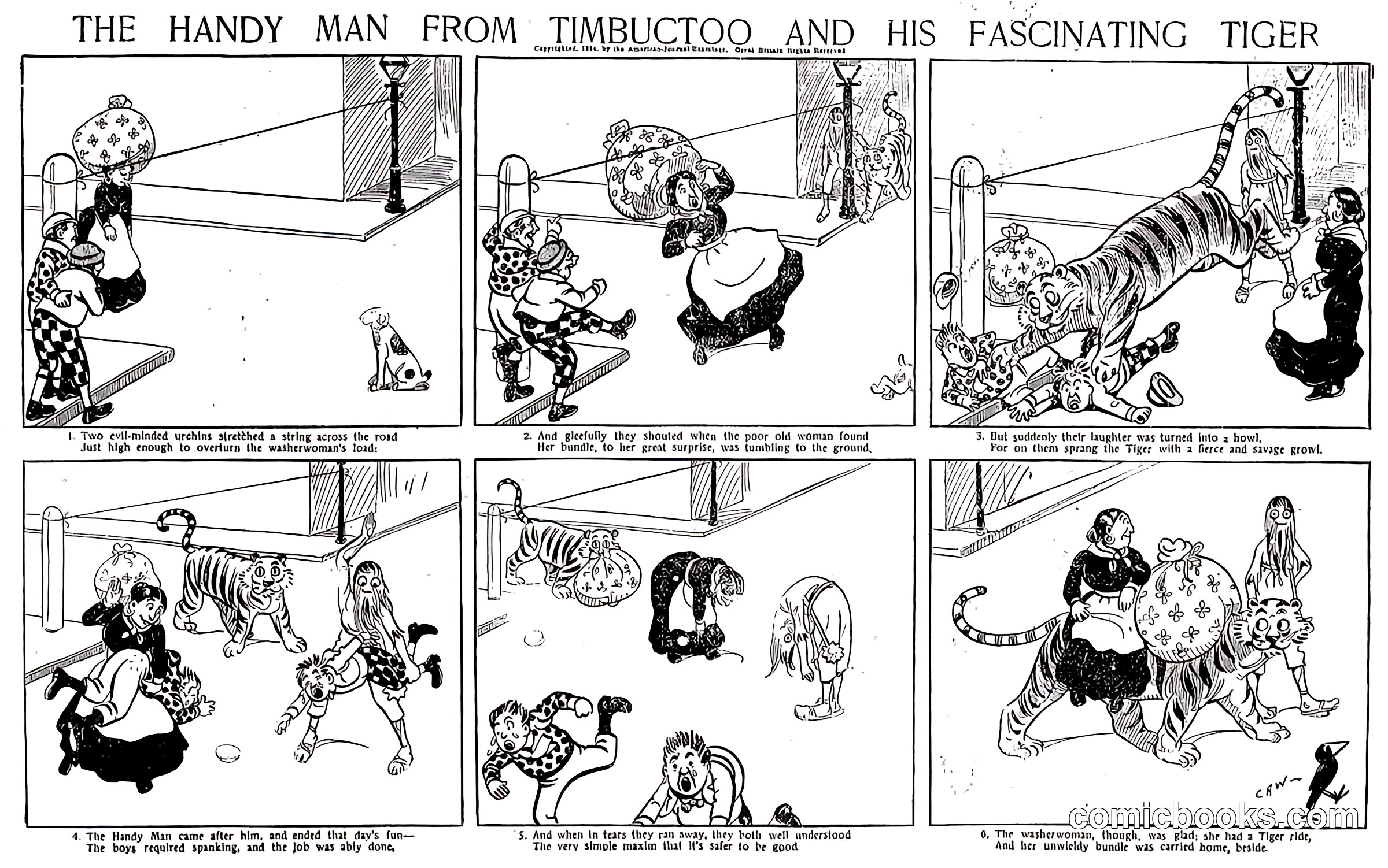 The Handy Man from Timbuctoo and His Fascinating Tiger