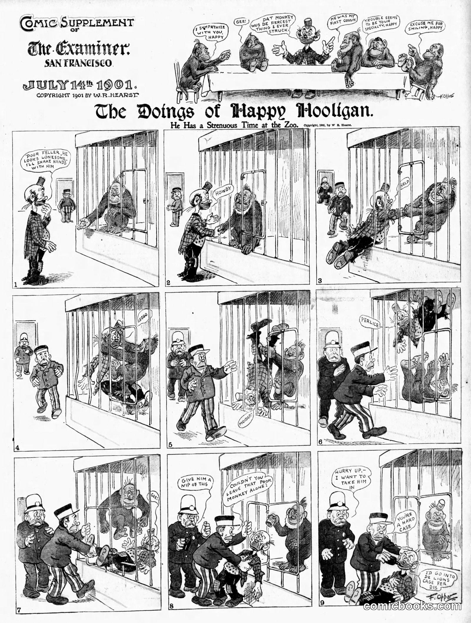 Happy Hooligan — 1901-07-14
