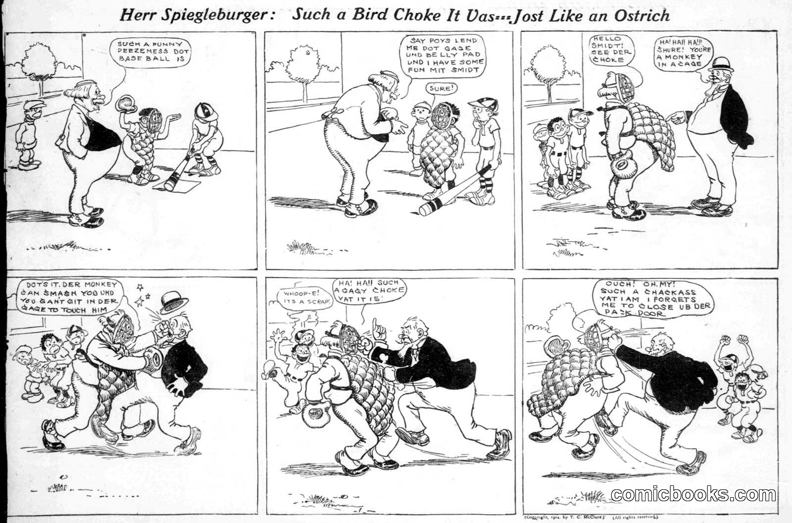 Herr Spiegleburger: Such a Bird Choke It Vas...Lost Like an Ostrich
