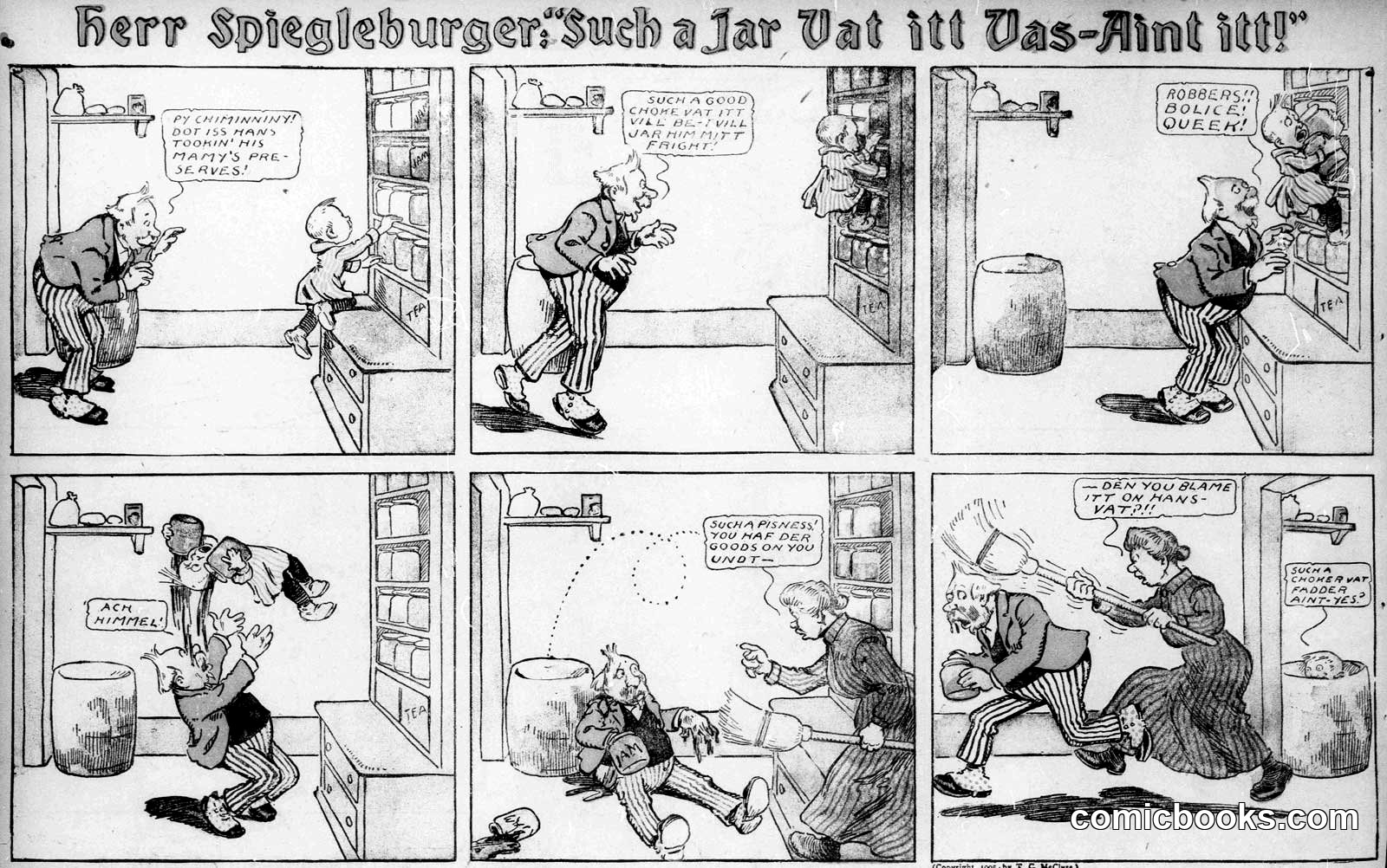 Herr Spiegleburger: "Such a Jar Vat Iss Das-Aint it!"
