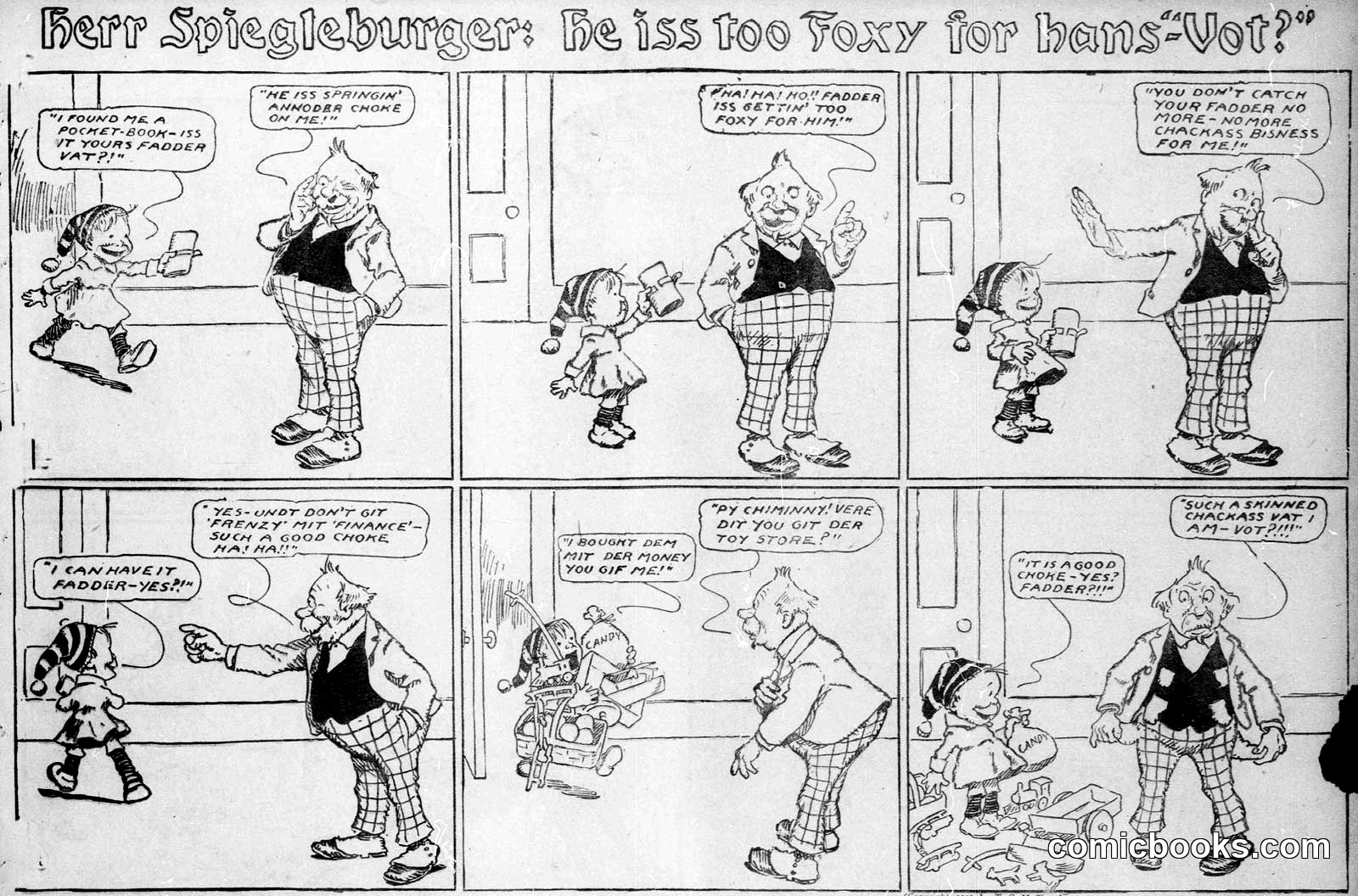 Herr Spiegleburger: 'He iss too Foxy for Hans-Vot?'