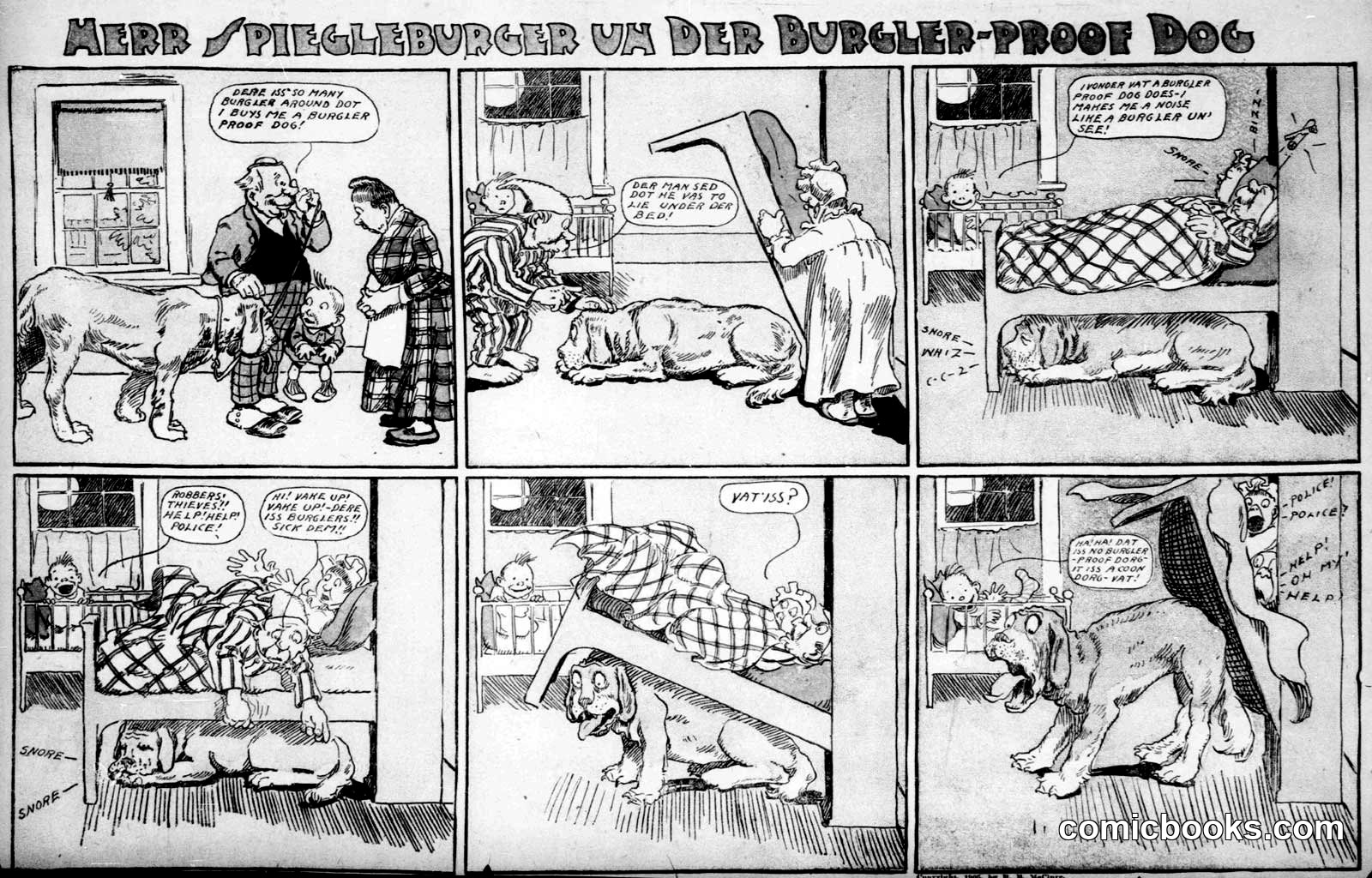 Herr Spiegleburger and the Burglar-Proof Dog