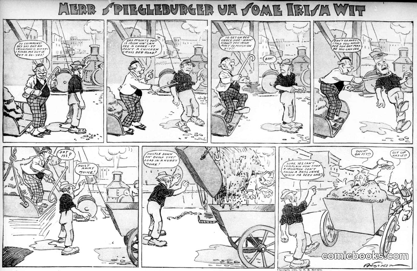 Herr Spiegleburger on Some Irish Wit