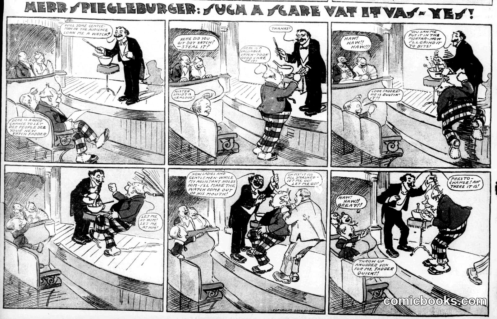 Herr Spiegleburger: Such a Scare Vat It Vas—Yes!