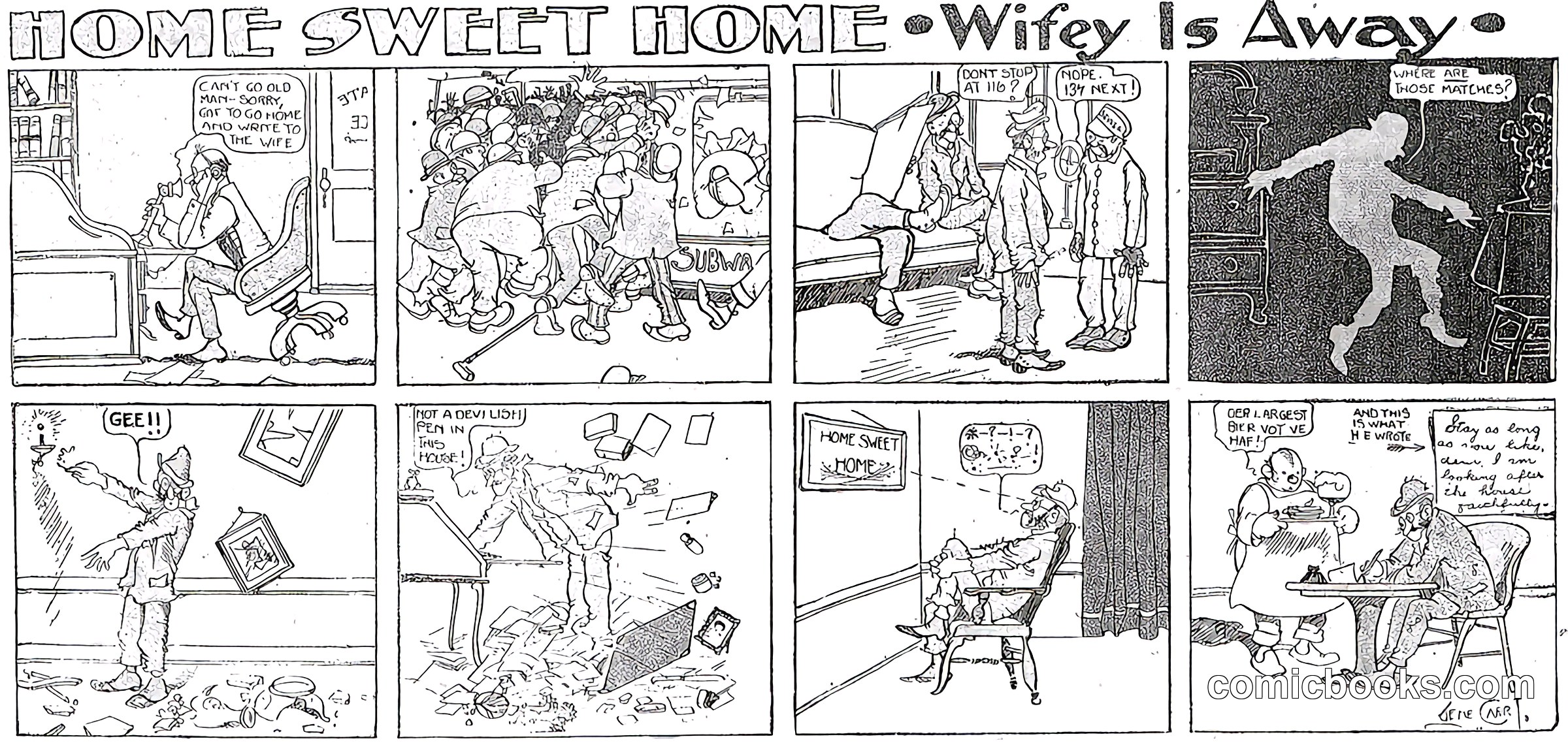 Home Sweet Home: 'Wifey Is Away'