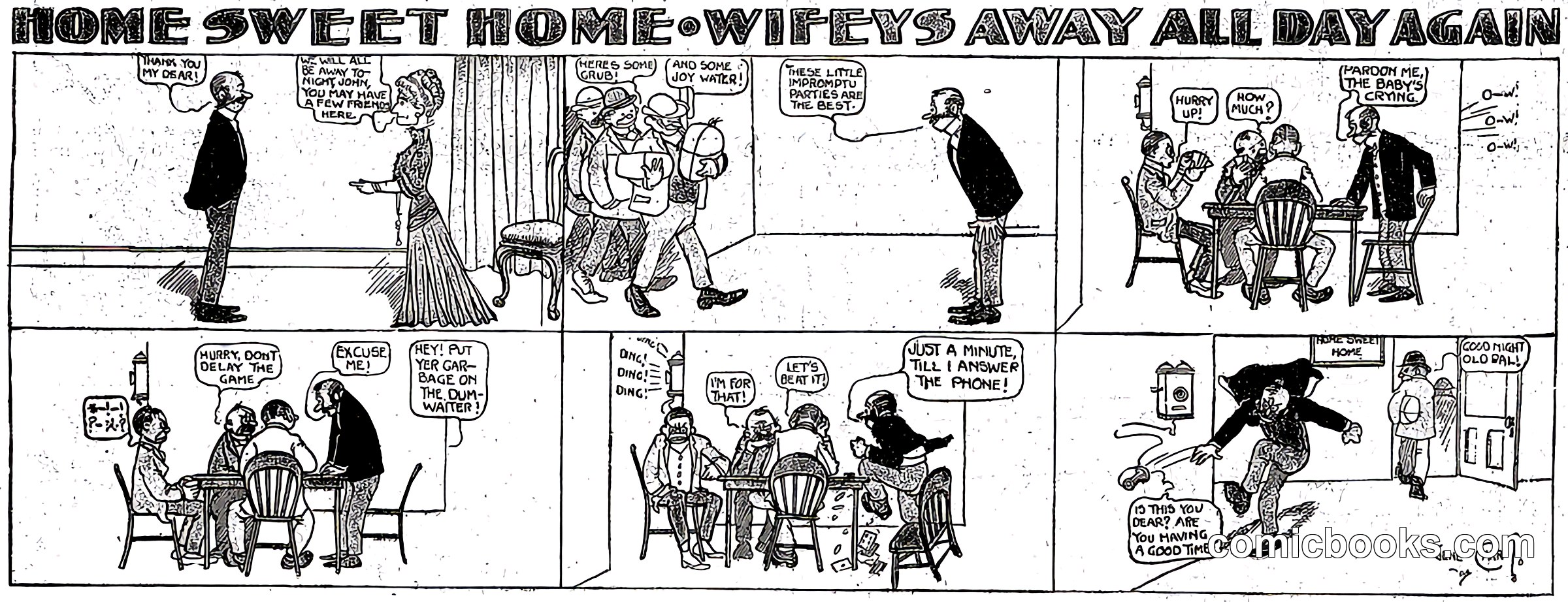 Home Sweet Home—Wife's Away All Day Again