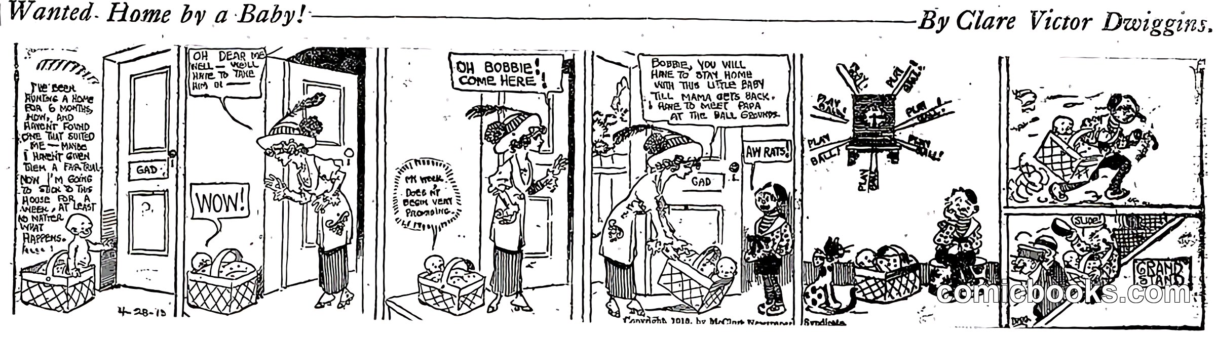 Wanted: Home by a Baby!